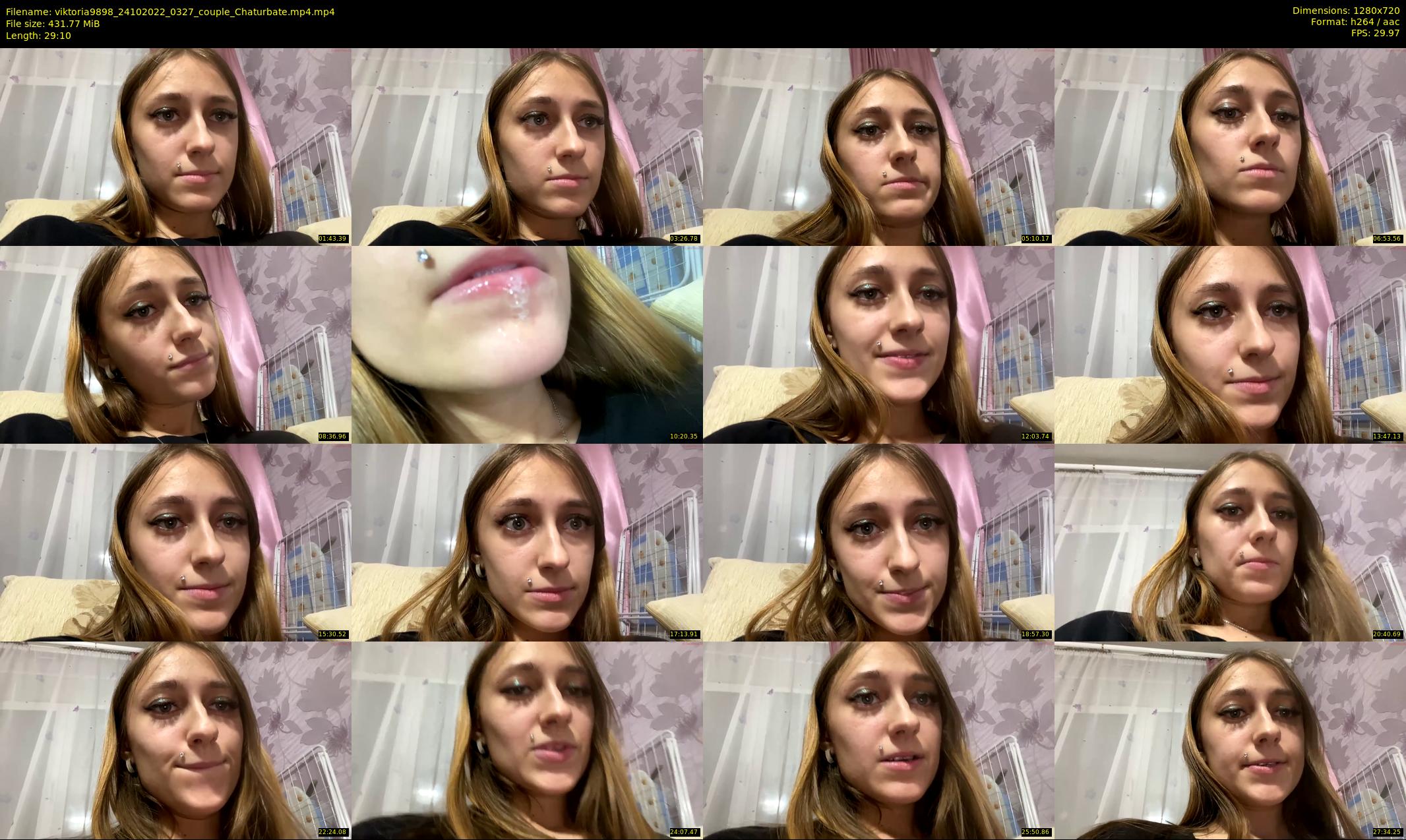 viktoria9898 — 30 minute Chaturbate couple cam show recording, 720p, Oct 24, 2022