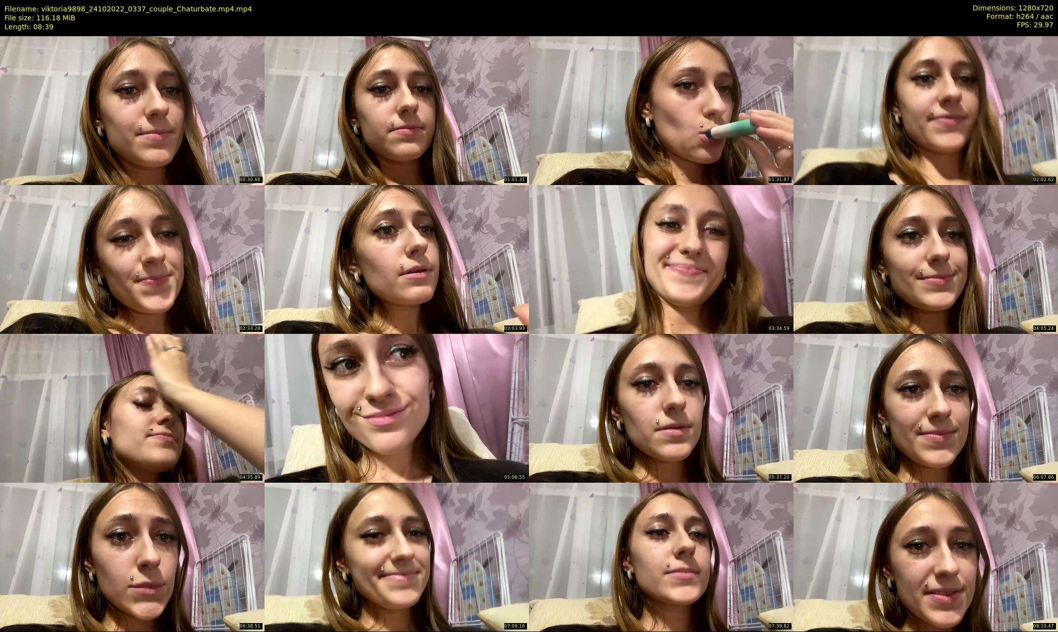 viktoria9898 — 9 minute Chaturbate couple cam show recording, 720p, Oct 24, 2022