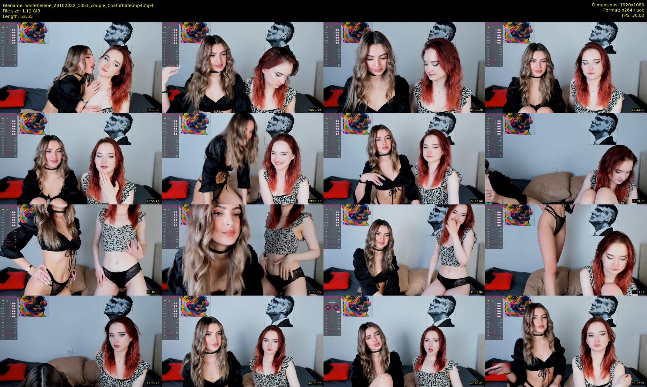 whitehelene — 54 minute Chaturbate female cam show recording, 1080p, Oct 23, 2022