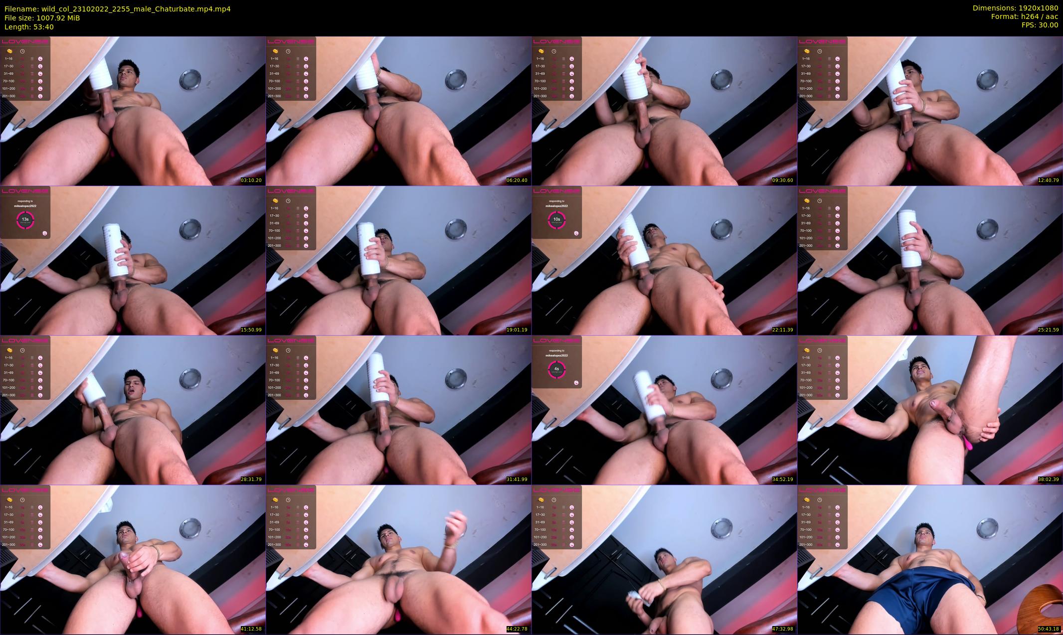 wild_col — 54 minute Chaturbate male cam show recording, 1080p, Oct 23, 2022