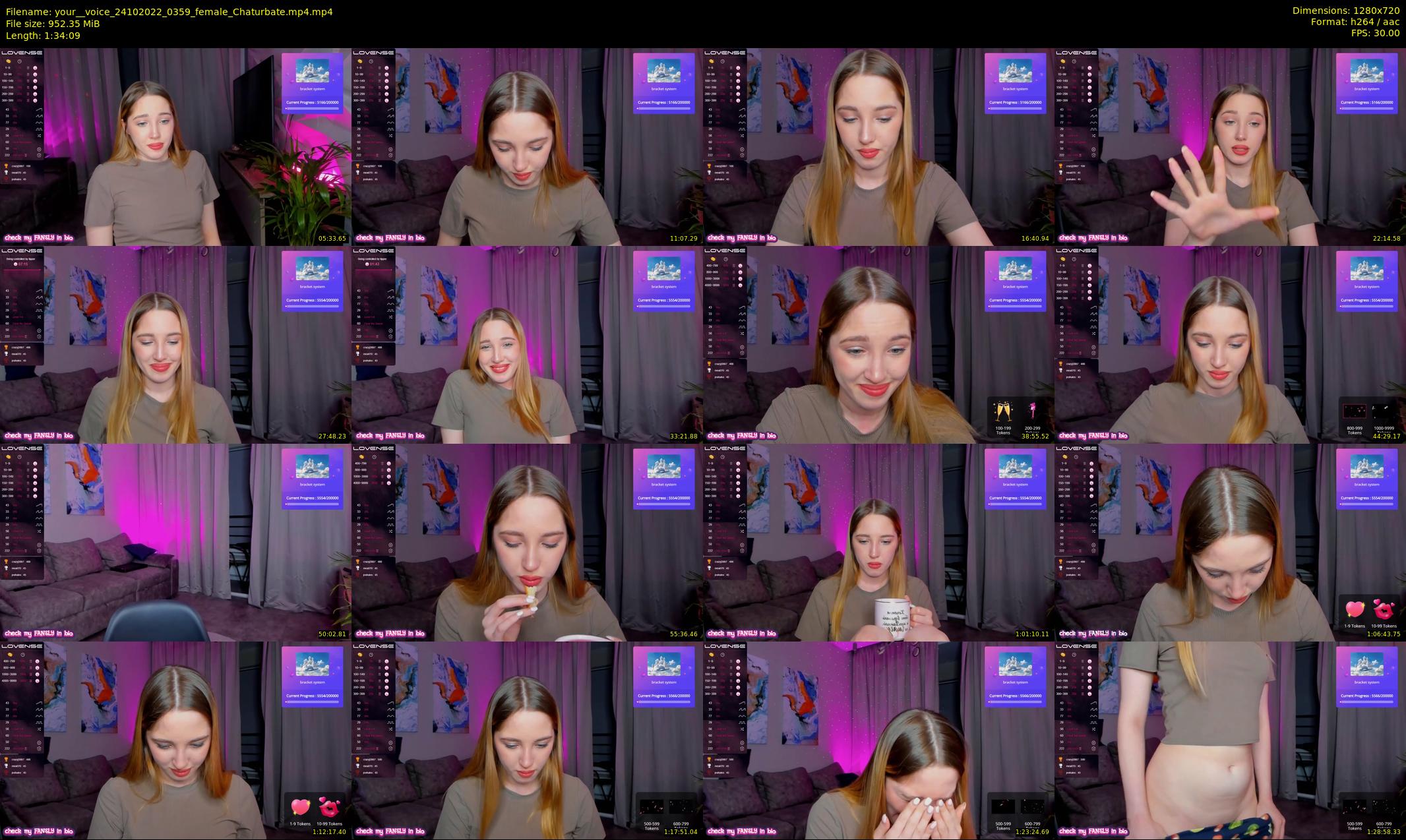 your__voice — 95 minute Chaturbate female cam show recording, 720p, Oct 24, 2022