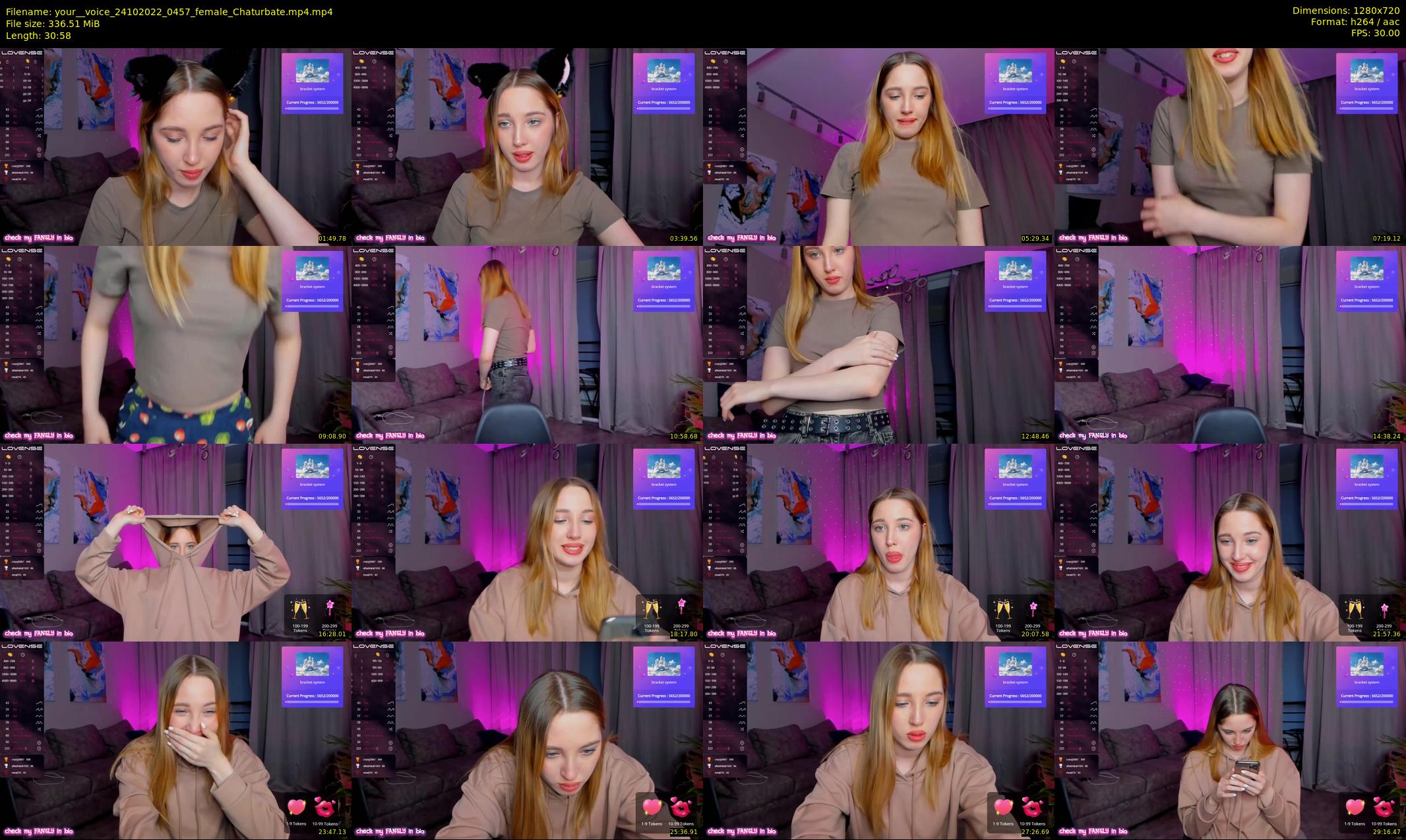 your__voice — 31 minute Chaturbate female cam show recording, 720p, Oct 24, 2022
