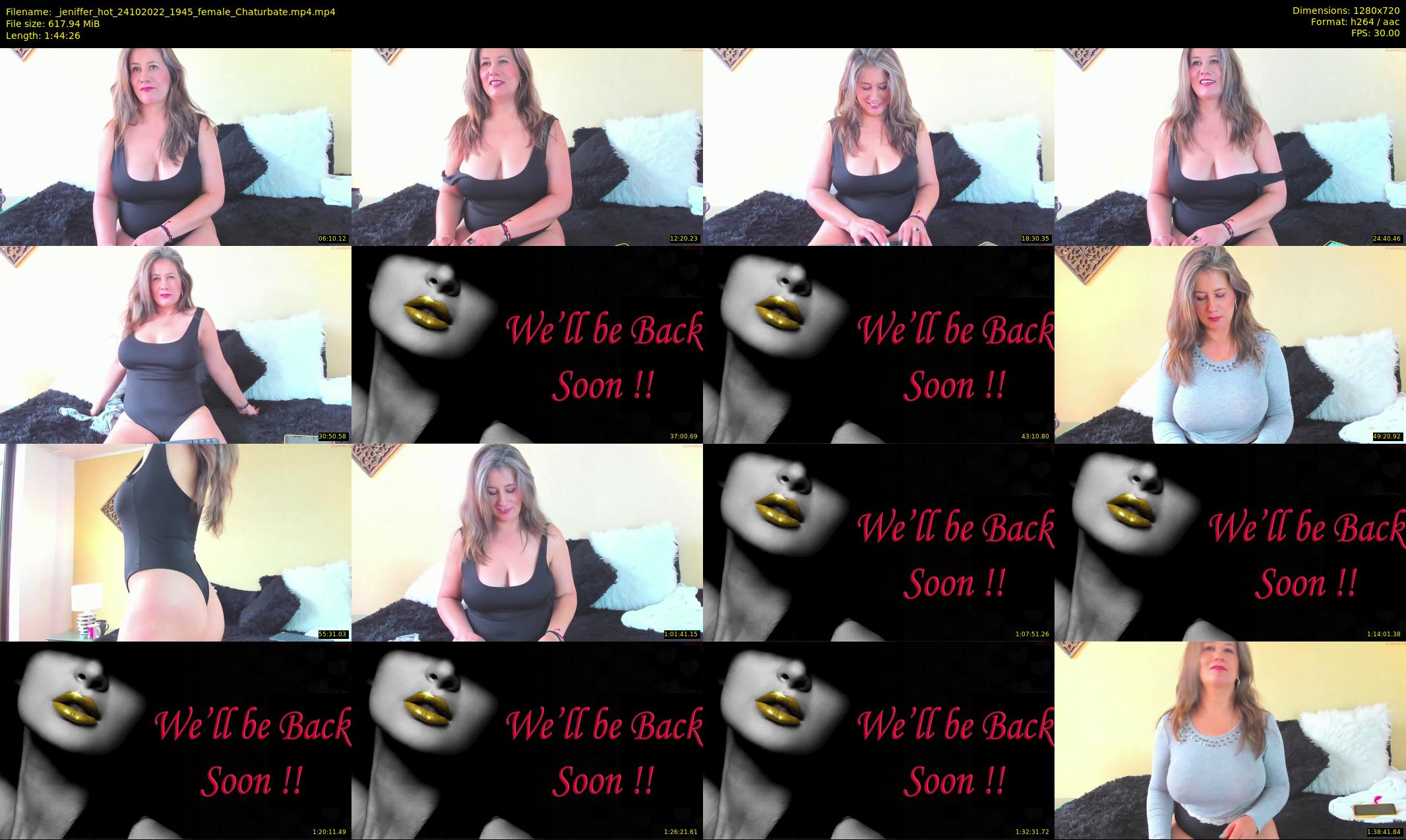 _jeniffer_hot — 105 minute Chaturbate female cam show recording, 720p, Oct 24, 2022
