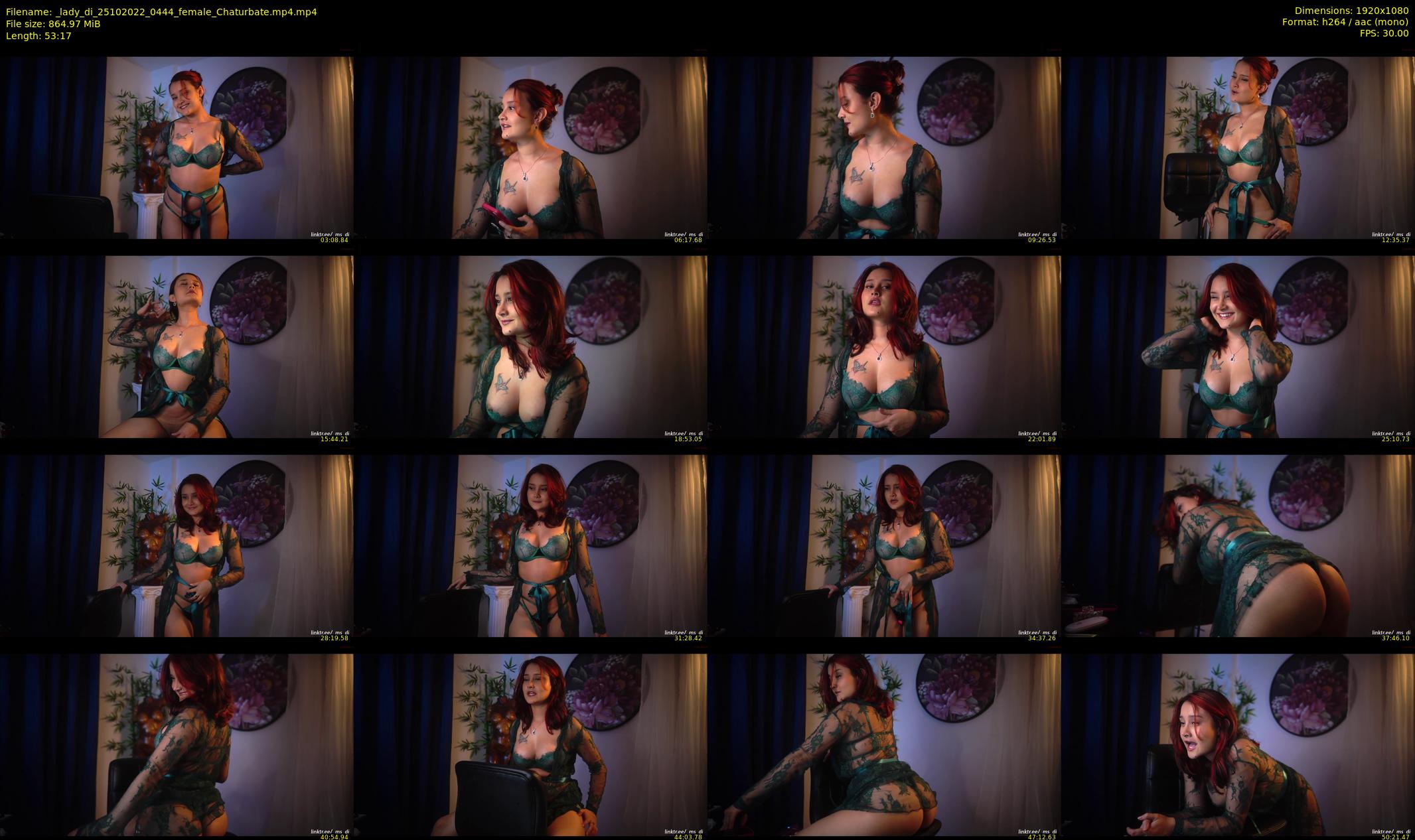 _lady_di — 54 minute Chaturbate female cam show recording, 1080p, Oct 25, 2022