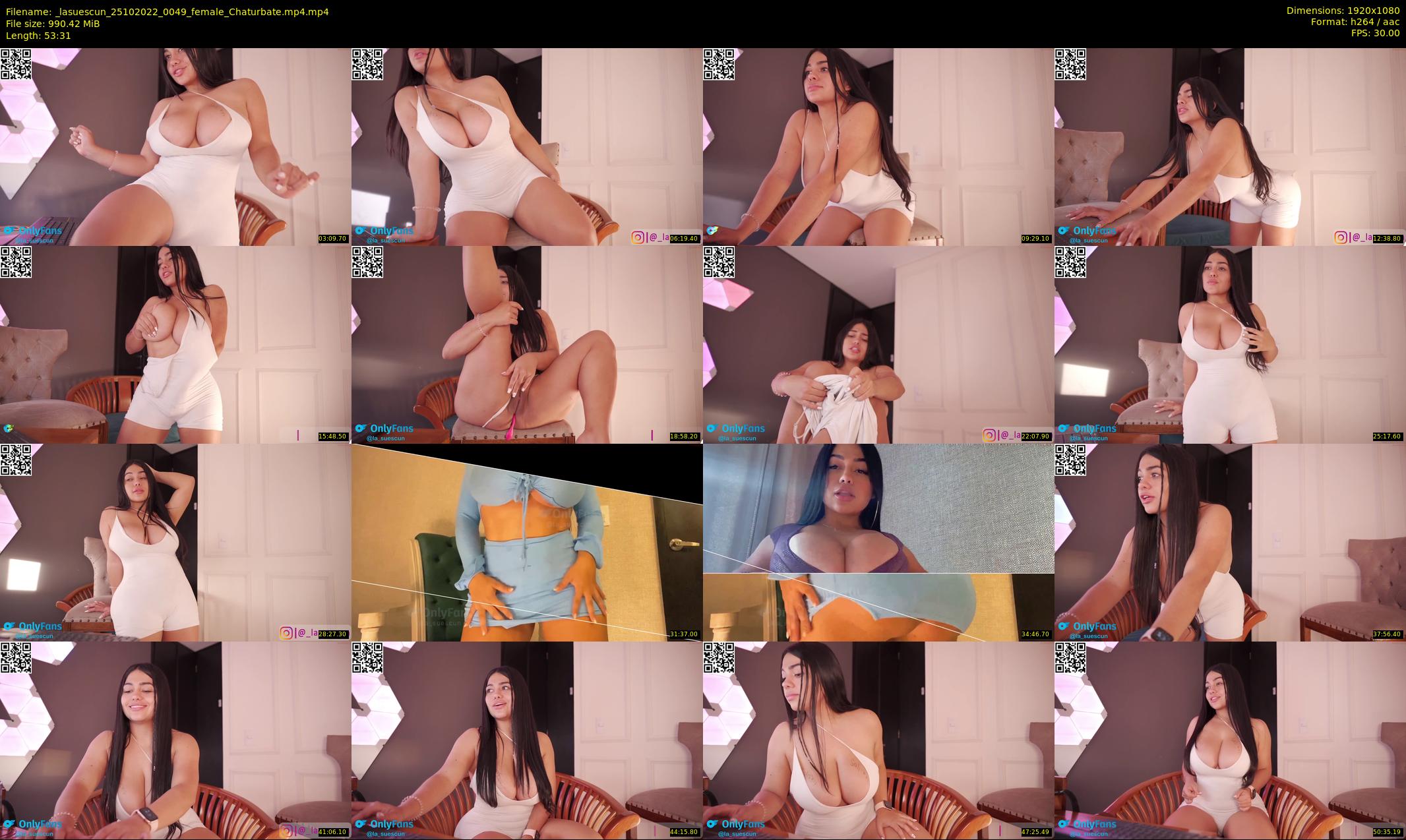 _lasuescun — 54 minute Chaturbate female cam show recording, 1080p, Oct 25, 2022