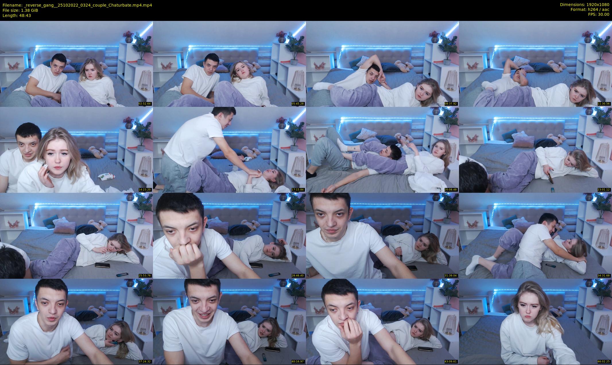 _reverse_gang_ — 49 minute Chaturbate couple cam show recording, 1080p, Oct 25, 2022