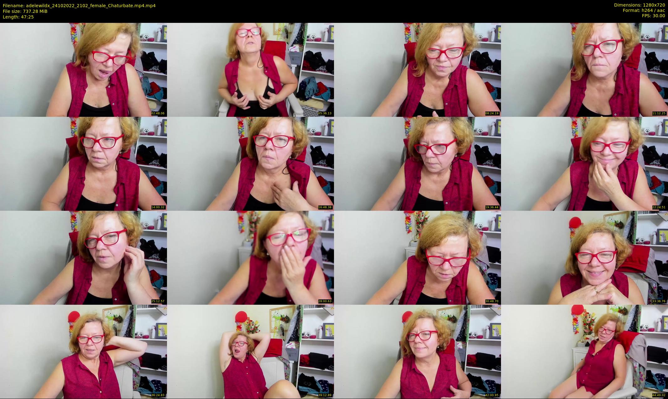 adelewildx — 48 minute Chaturbate female cam show recording, 720p, Oct 24, 2022