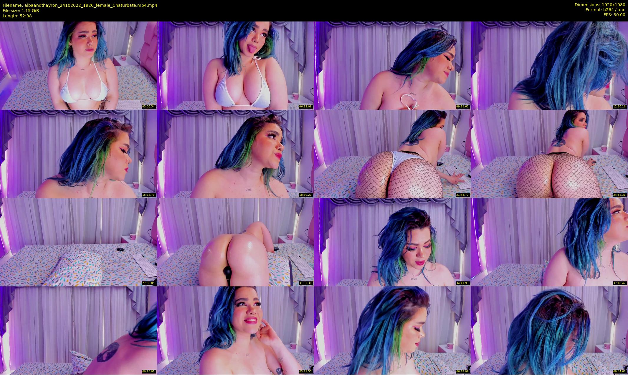 albaandthayron — 53 minute Chaturbate couple cam show recording, 1080p, Oct 24, 2022