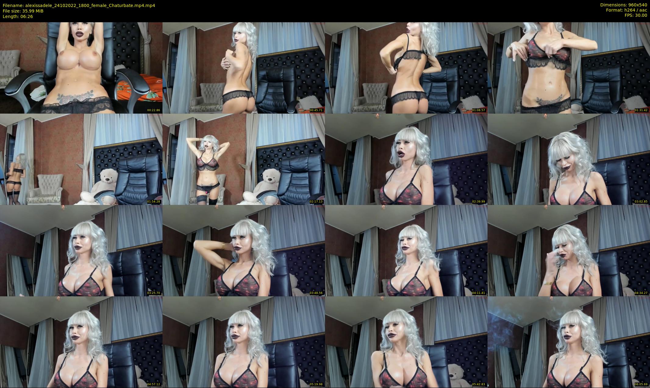 alexissadele — 7 minute Chaturbate female cam show recording, 480p, Oct 24, 2022
