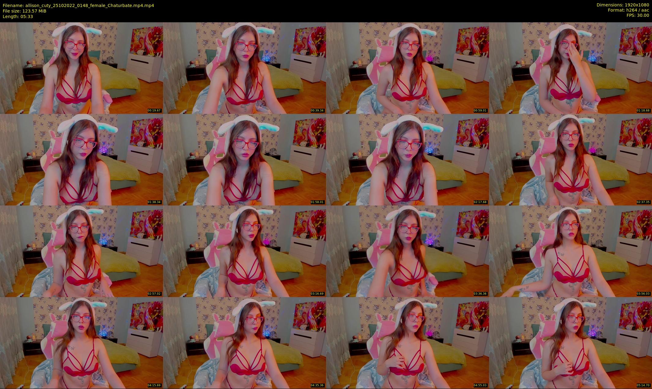 allison_cuty — 6 minute Chaturbate female cam show recording, 1080p, Oct 25, 2022