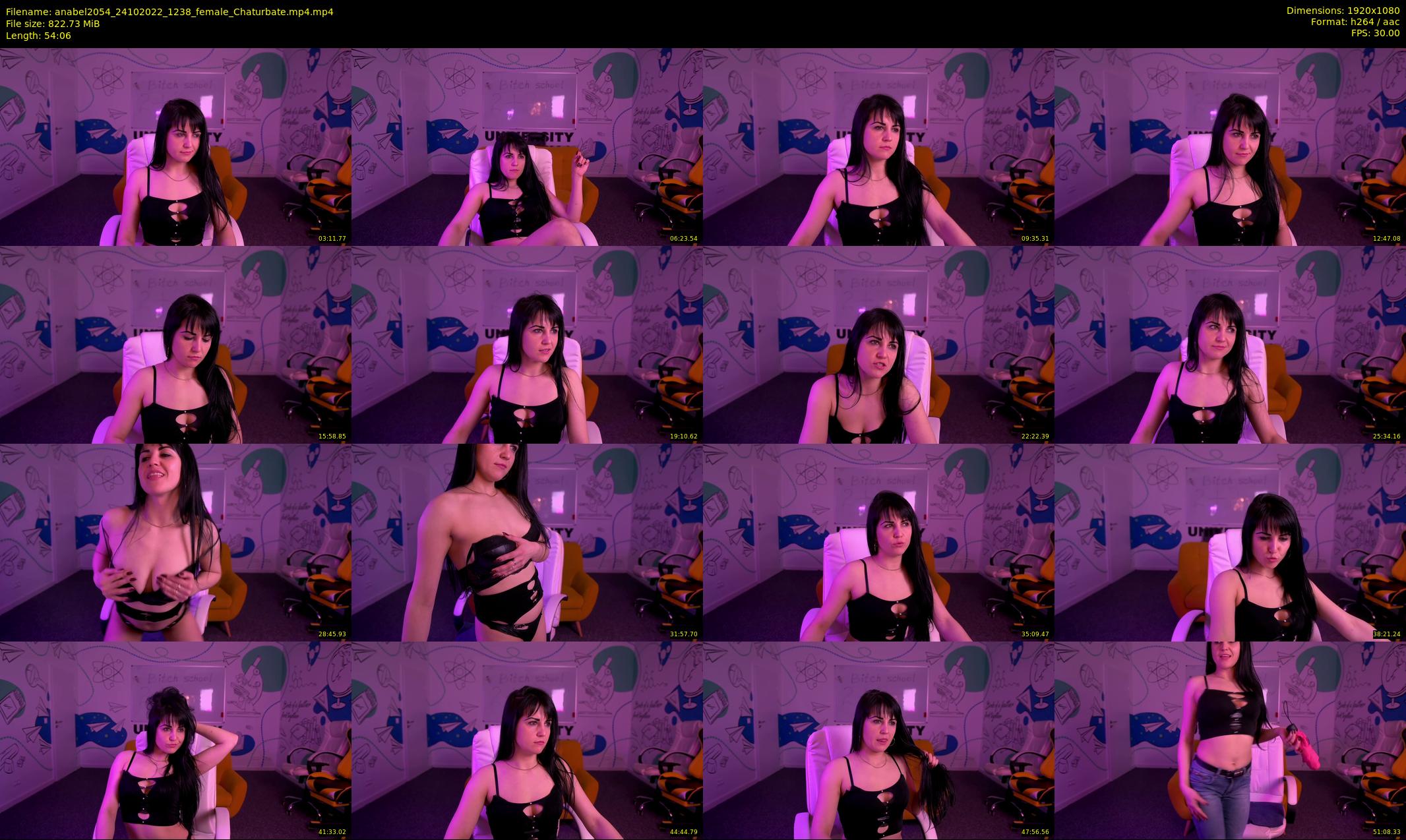 anabel2054 — 55 minute Chaturbate female cam show recording, 1080p, Oct 24, 2022