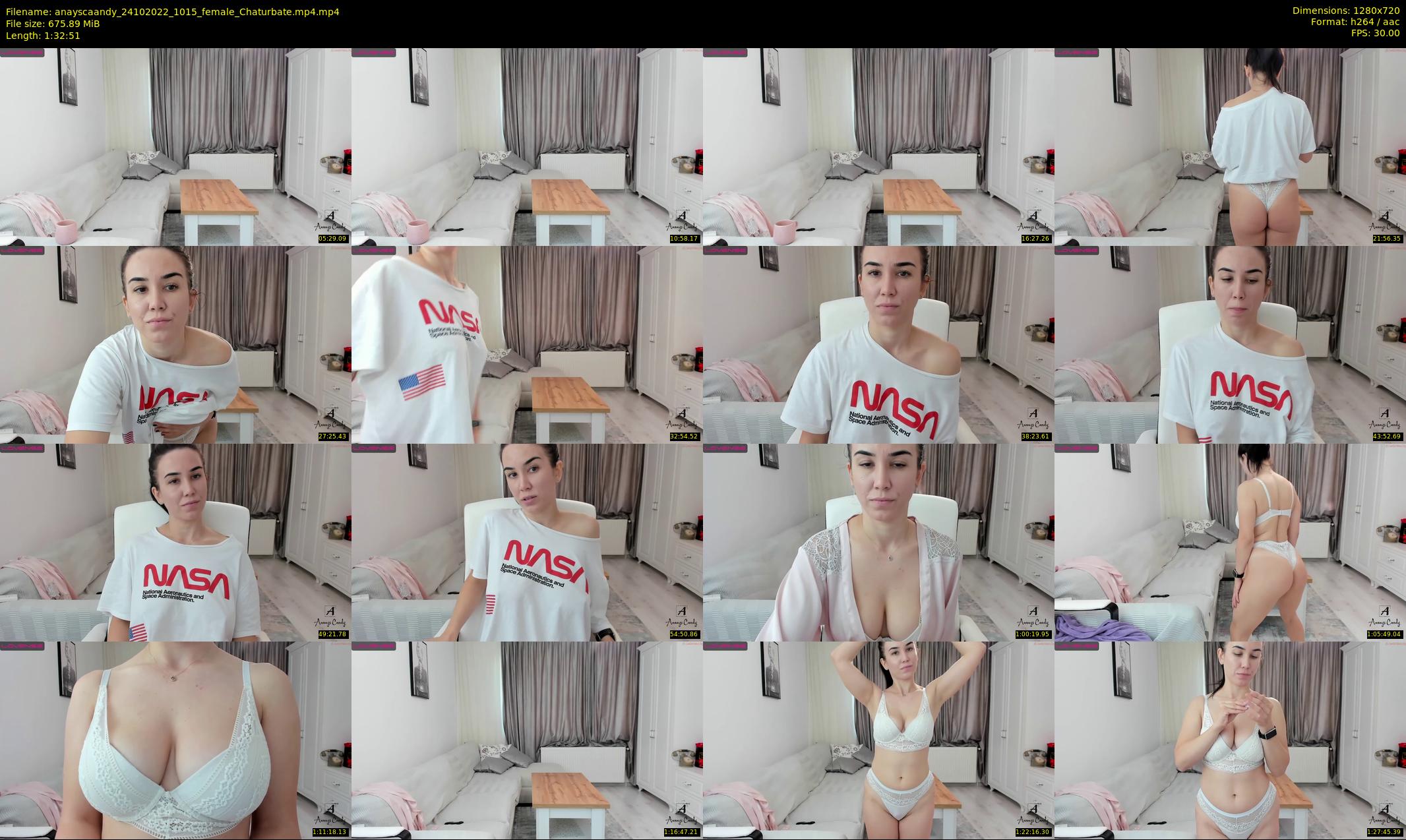 anayscaandy — 93 minute Chaturbate female cam show recording, 720p, Oct 24, 2022