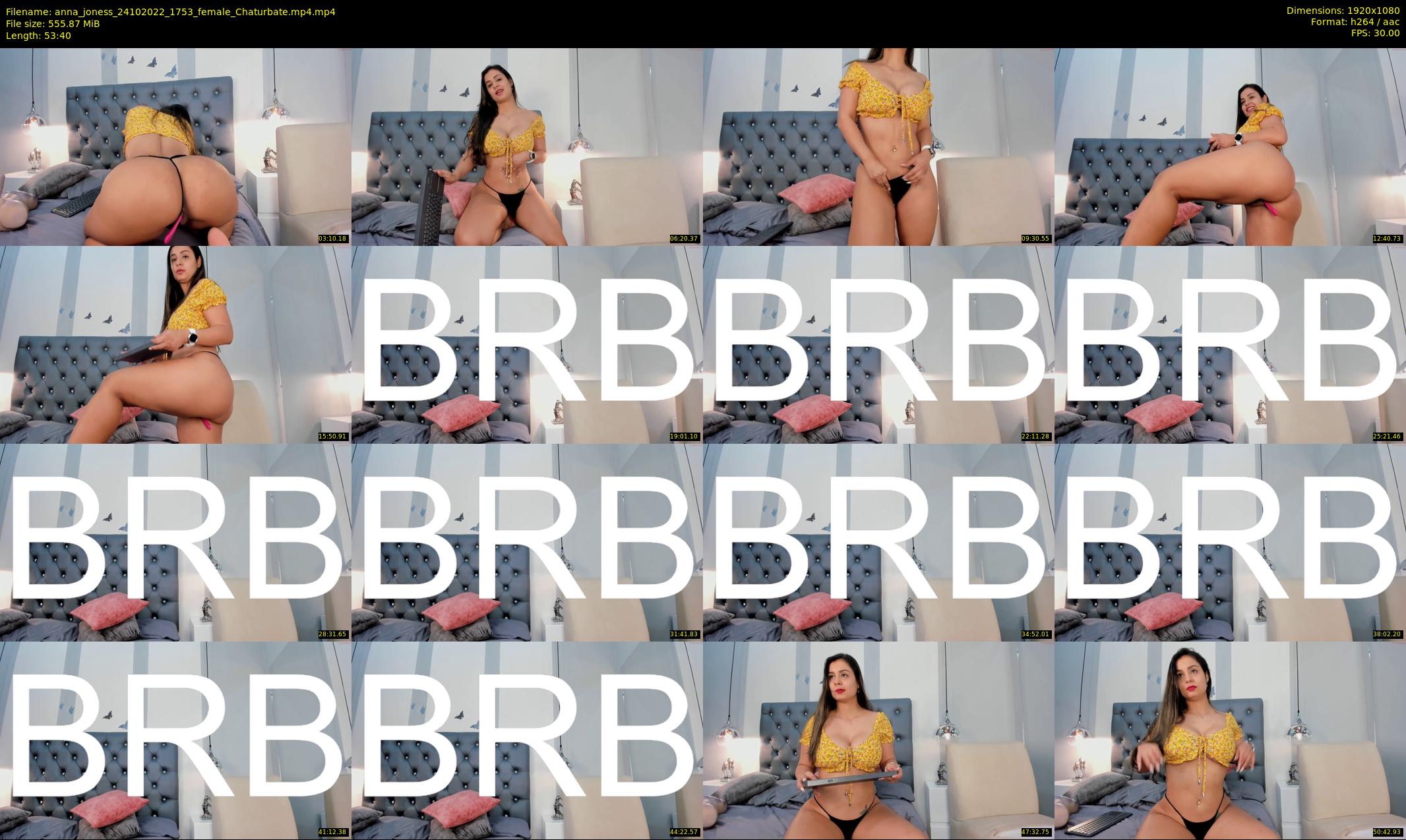 anna_joness — 54 minute Chaturbate female cam show recording, 1080p, Oct 24, 2022