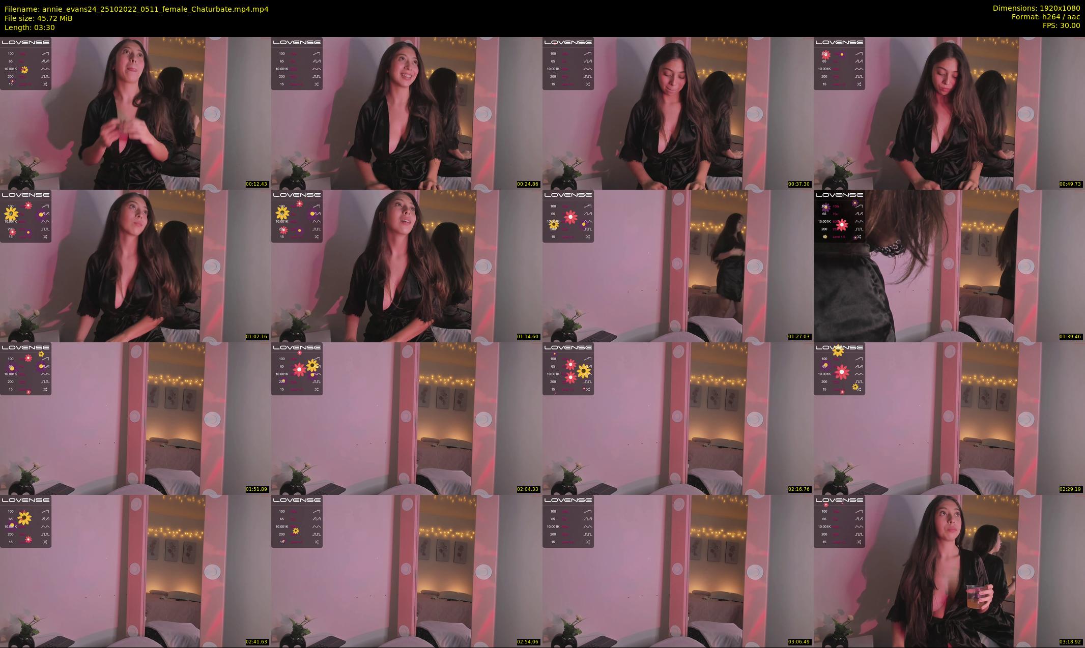 annie_evans24 — 4 minute Chaturbate female cam show recording, 1080p, Oct 25, 2022