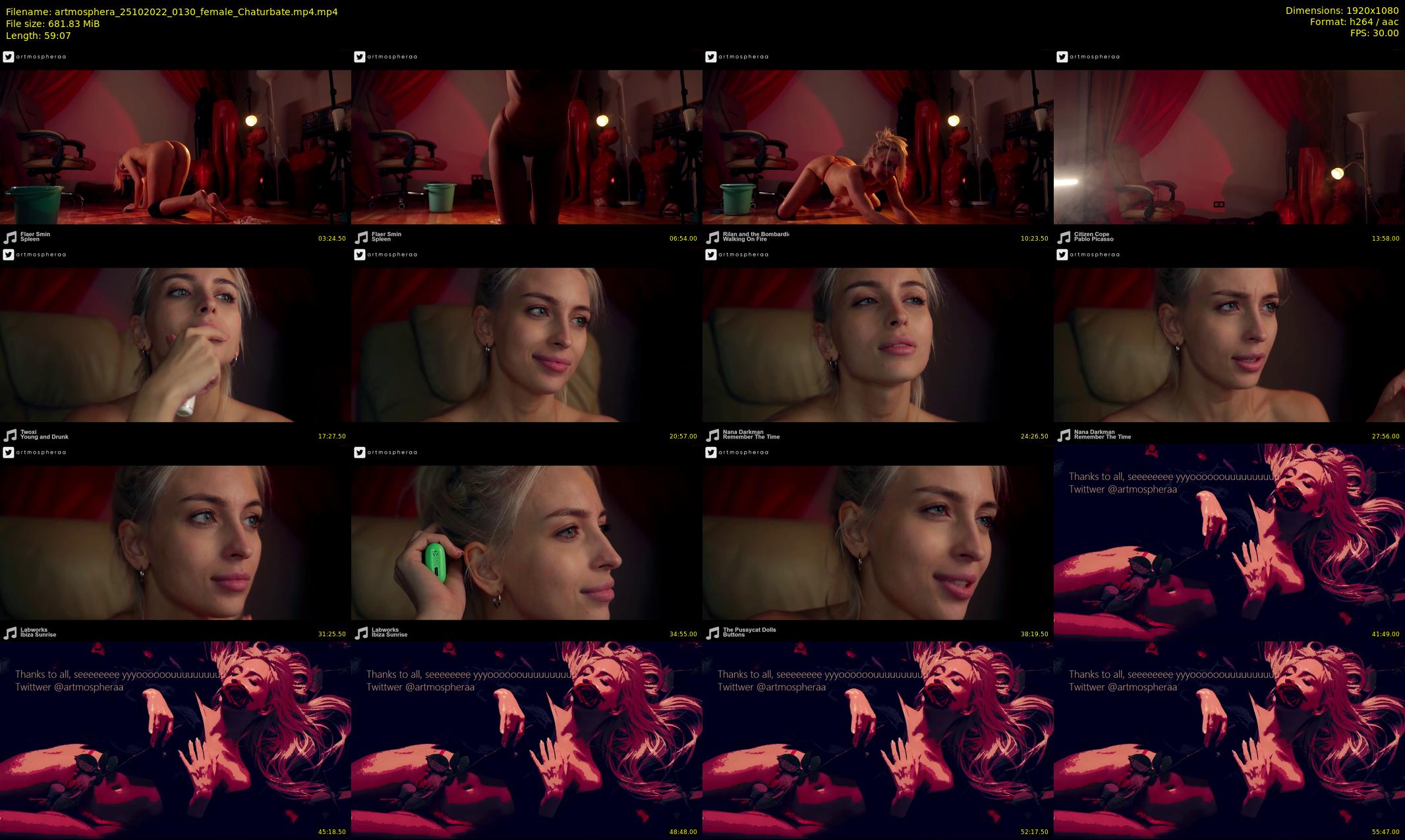artmosphera — 60 minute Chaturbate female cam show recording, 1080p, Oct 25, 2022