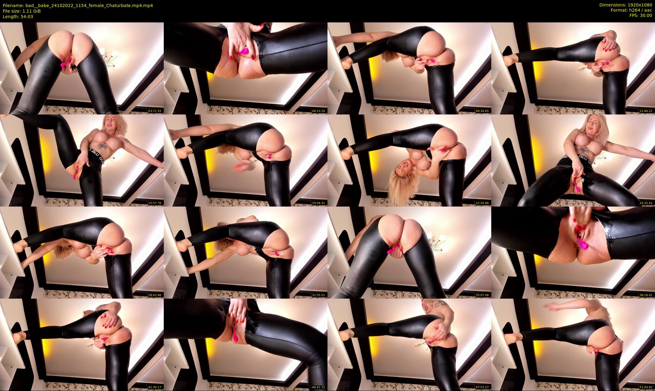 bad__babe — 55 minute Chaturbate female cam show recording, 1080p, Oct 24, 2022