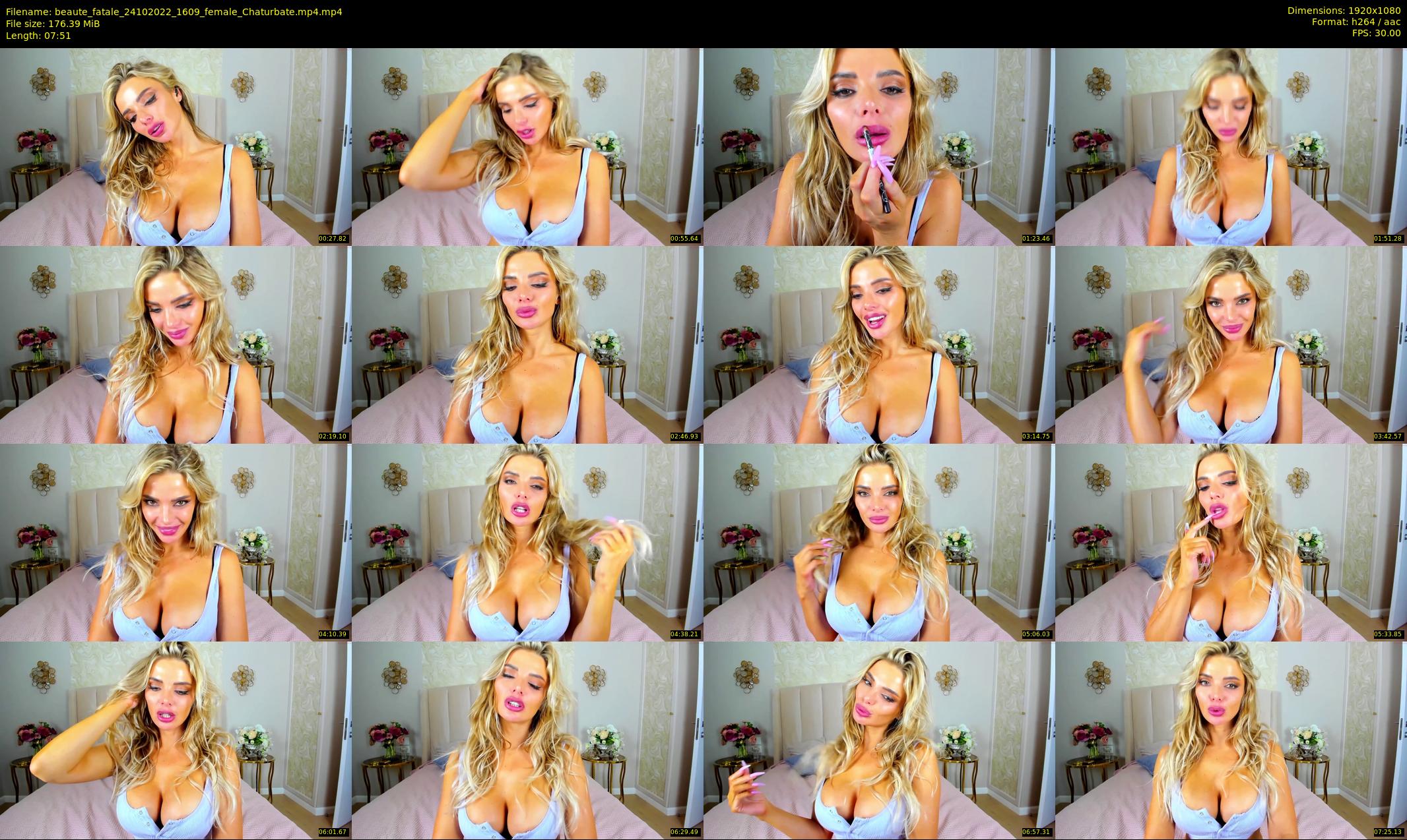 beaute_fatale — 8 minute Chaturbate female cam show recording, 1080p, Oct 24, 2022