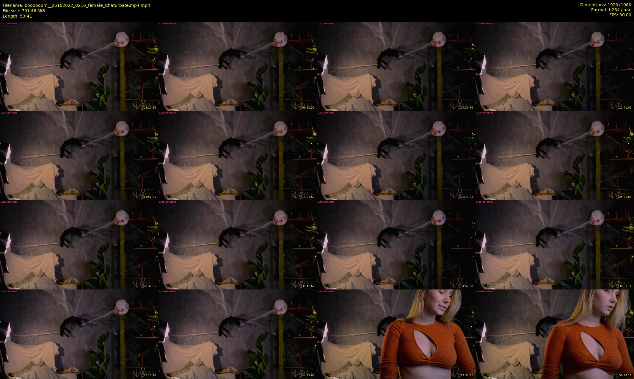 boooooom_ — 54 minute Chaturbate female cam show recording, 1080p, Oct 25, 2022