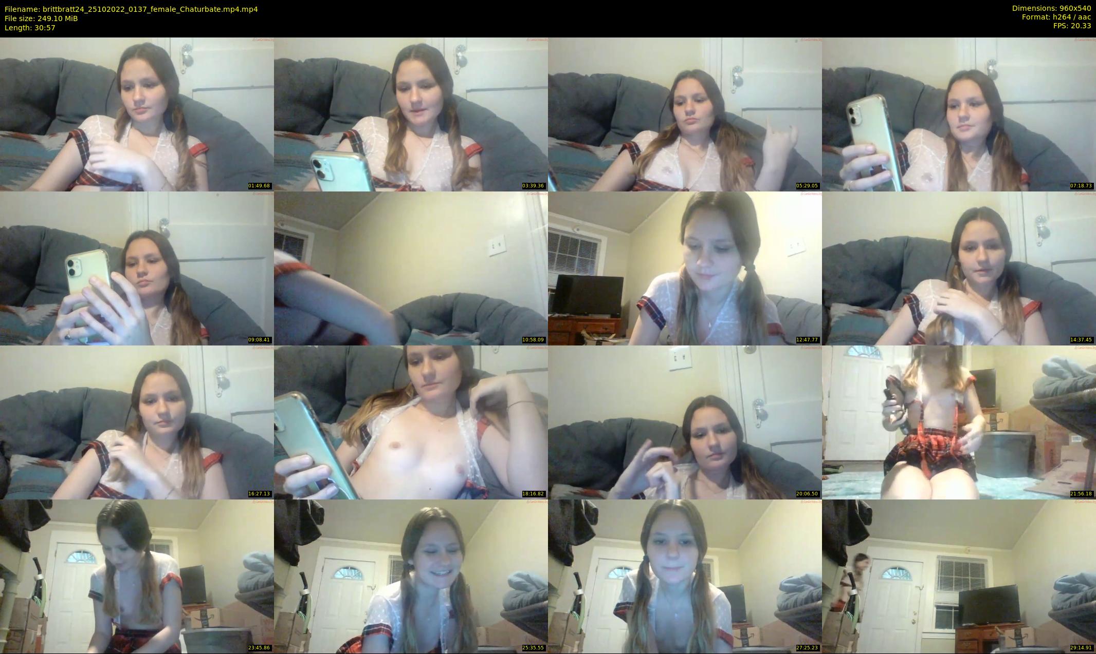brittbratt24 — 31 minute Chaturbate female cam show recording, 480p, Oct 25, 2022