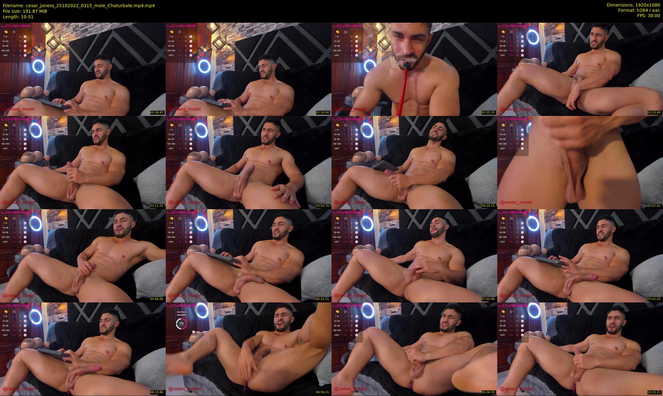 cesar_joness — 11 minute Chaturbate male cam show recording, 1080p, Oct 25, 2022