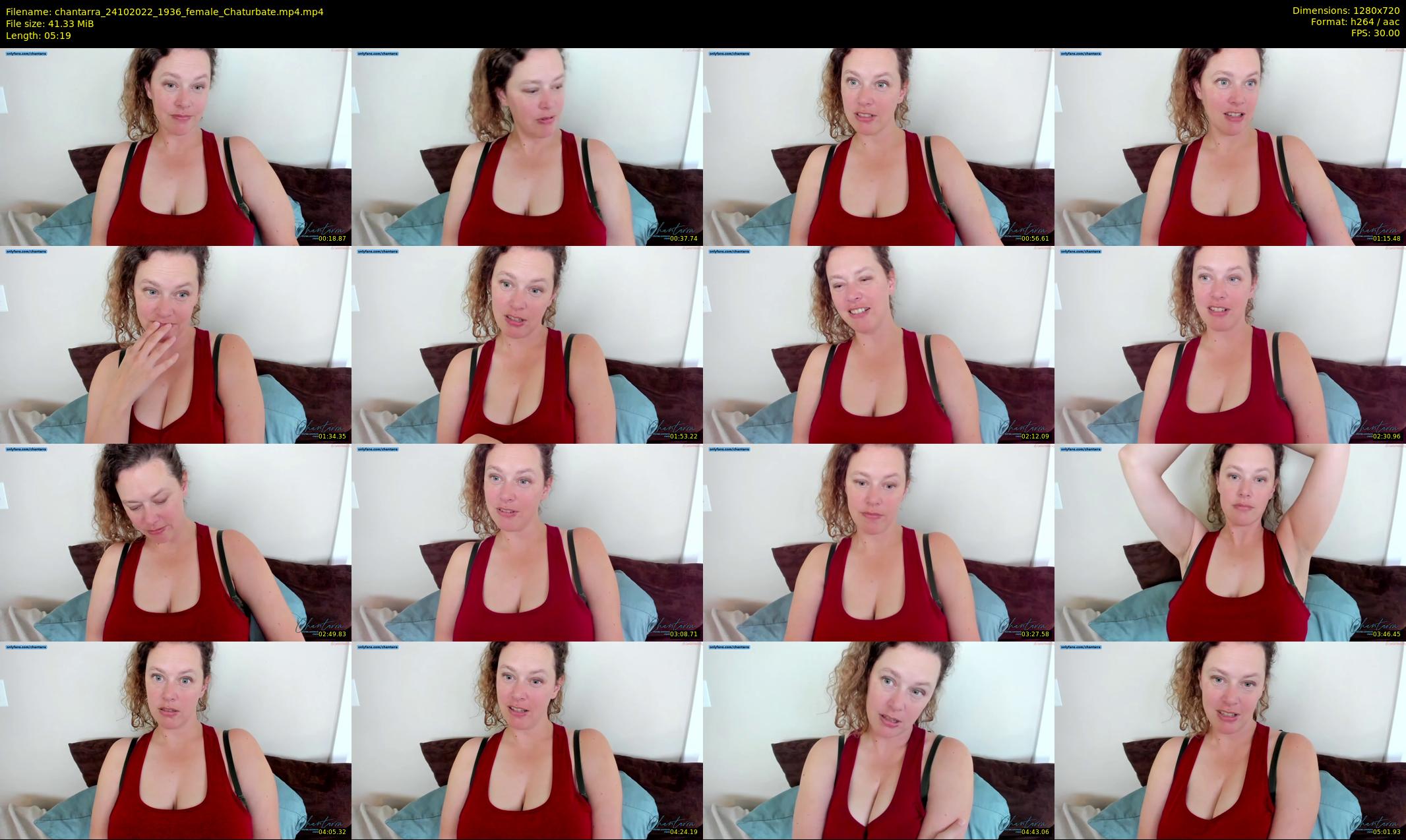 chantarra — 6 minute Chaturbate female cam show recording, 720p, Oct 24, 2022