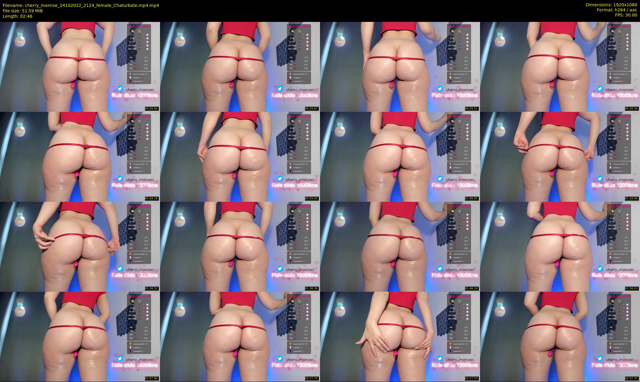 cherry_monroe — 3 minute Chaturbate female cam show recording, 1080p, Oct 24, 2022