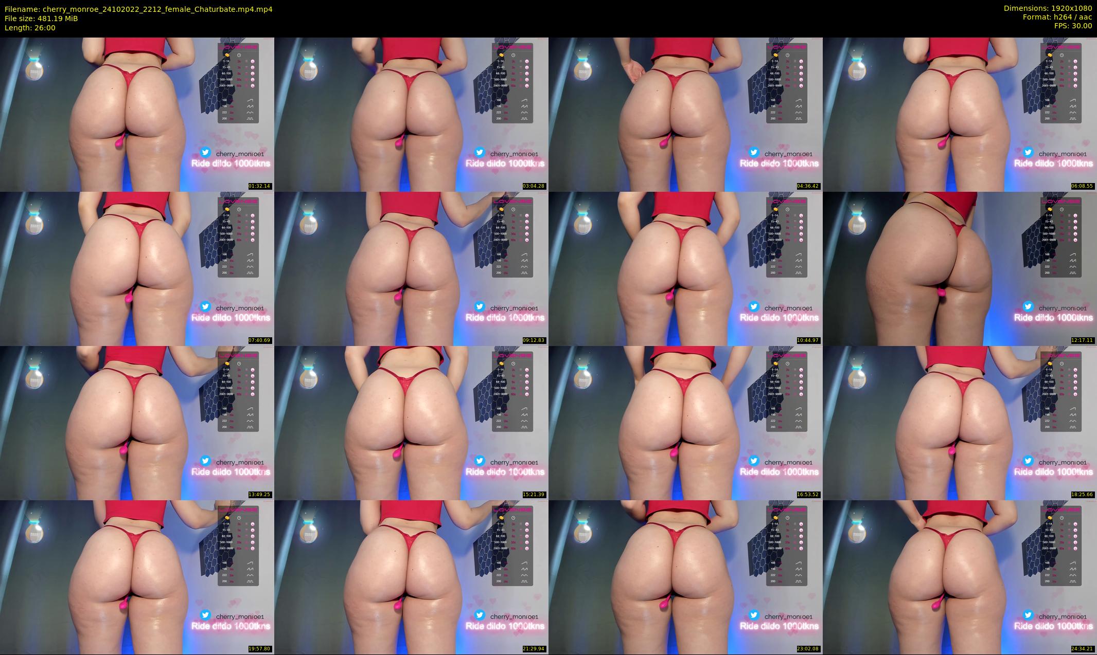 cherry_monroe — 26 minute Chaturbate female cam show recording, 1080p, Oct 24, 2022
