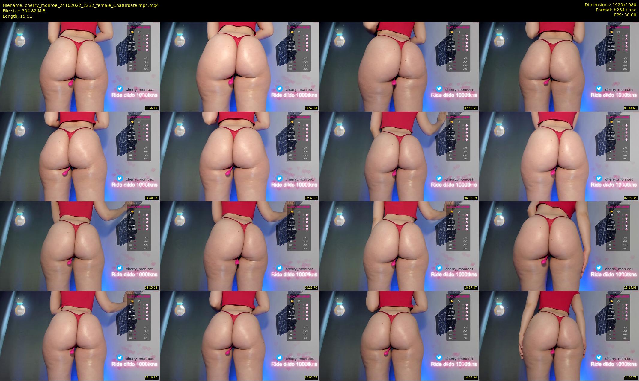 cherry_monroe — 16 minute Chaturbate female cam show recording, 1080p, Oct 24, 2022