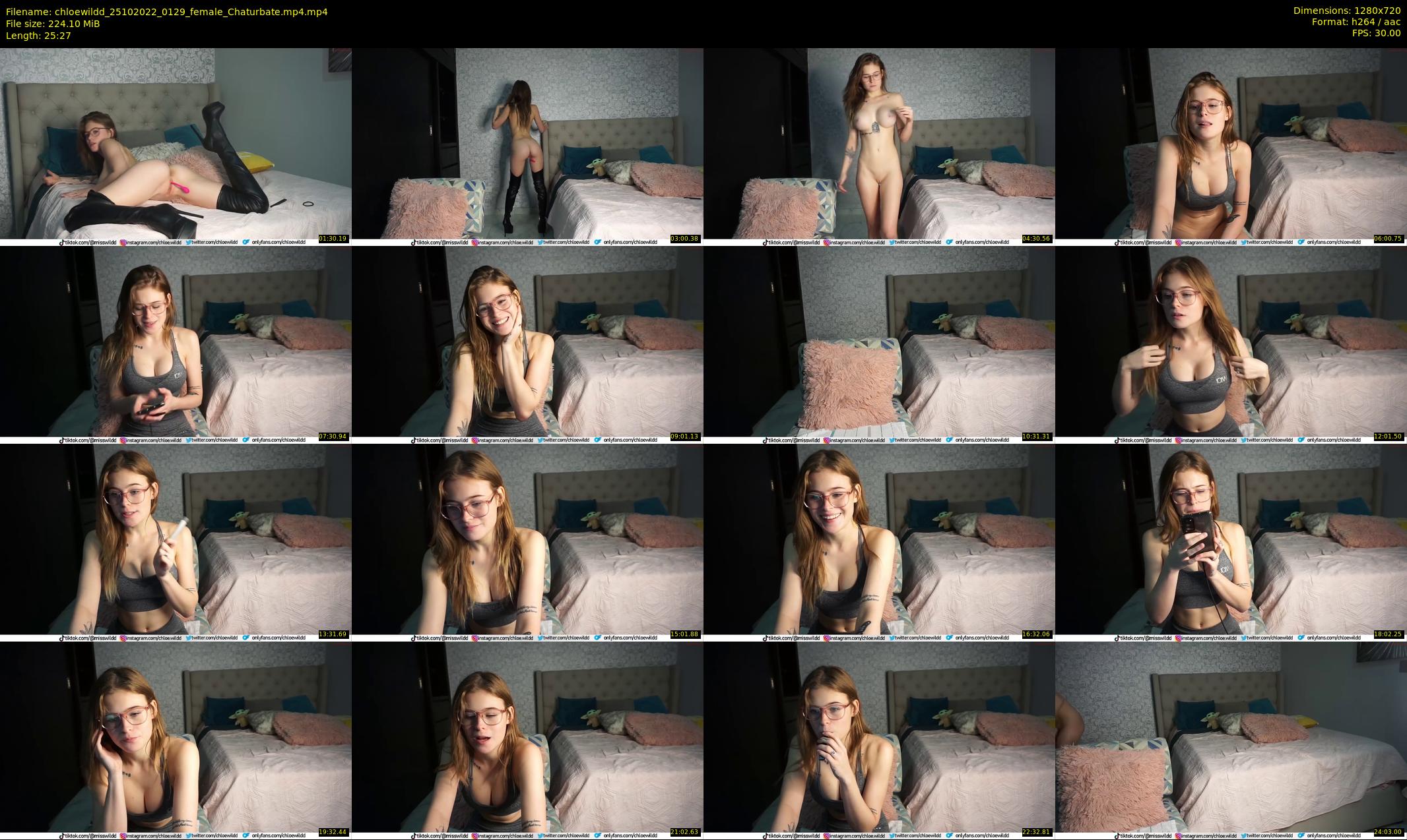 chloewildd — 26 minute Chaturbate female cam show recording, 720p, Oct 25, 2022