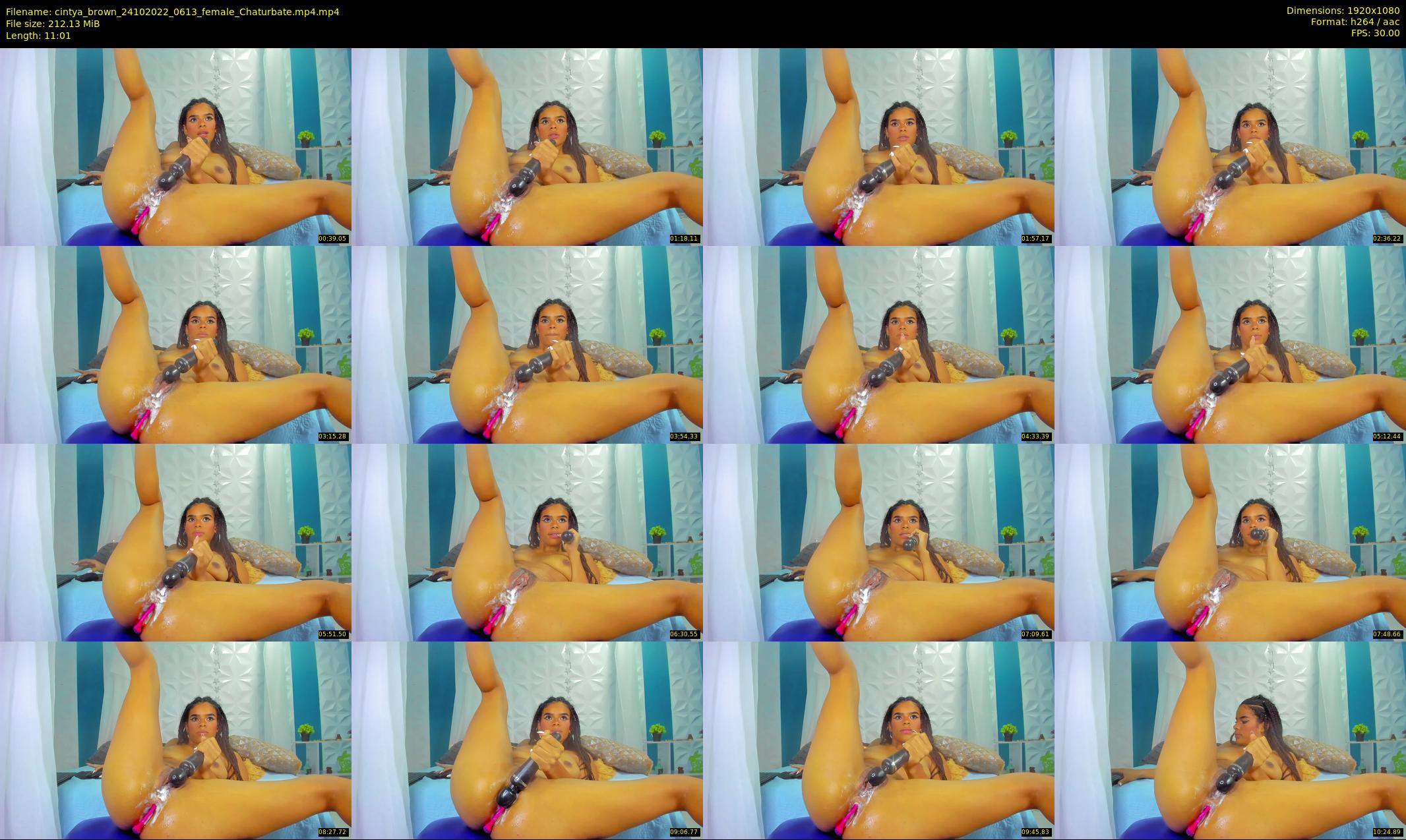 cintya_brown — 12 minute Chaturbate female cam show recording, 1080p, Oct 24, 2022