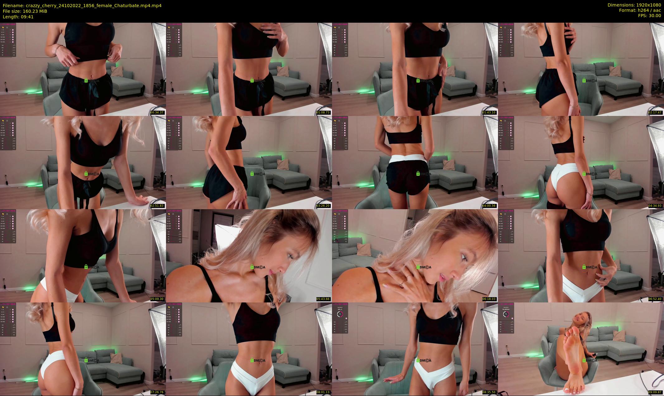 crazzy_cherry — 10 minute Chaturbate female cam show recording, 1080p, Oct 24, 2022