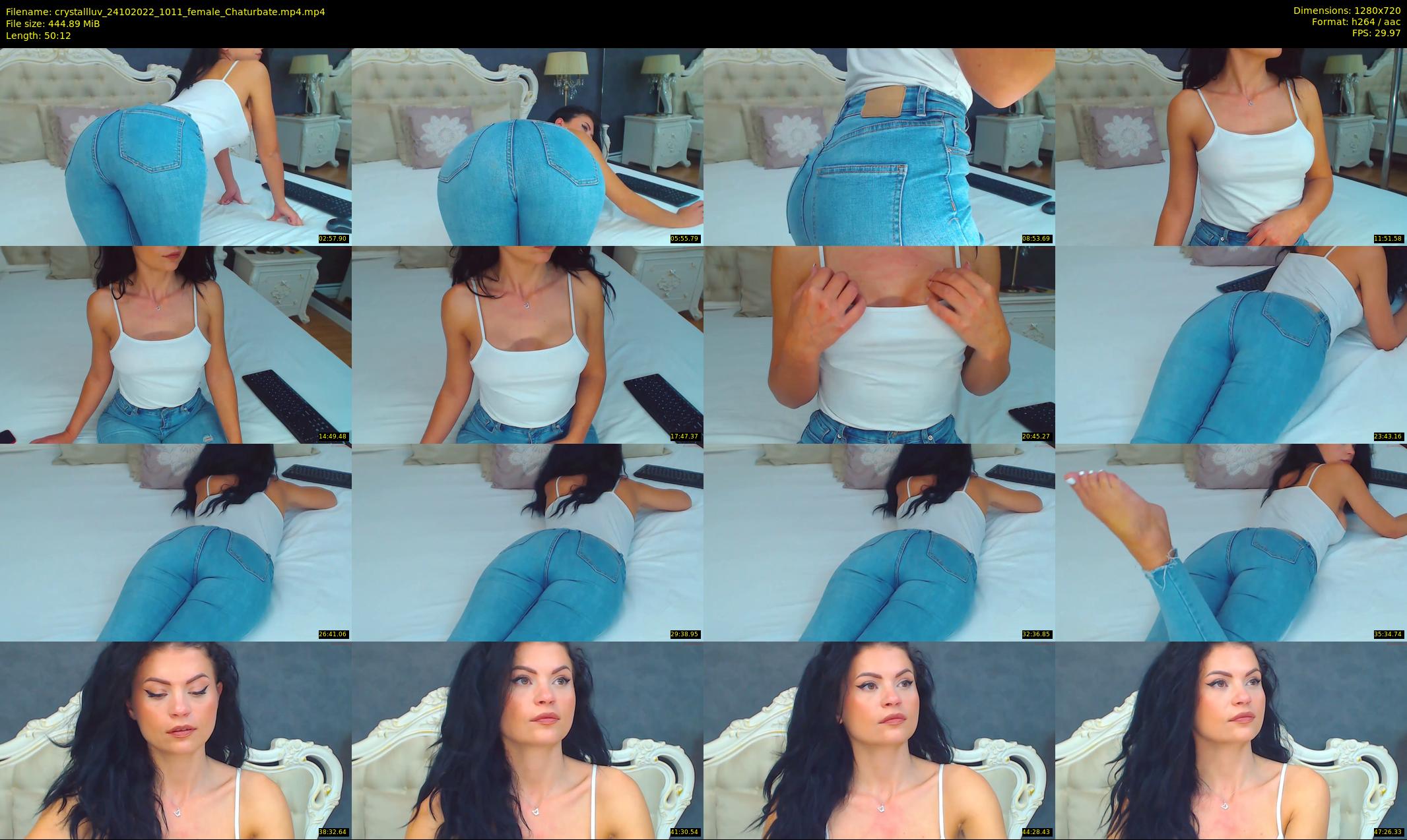crystallluv — 51 minute Chaturbate female cam show recording, 720p, Oct 24, 2022