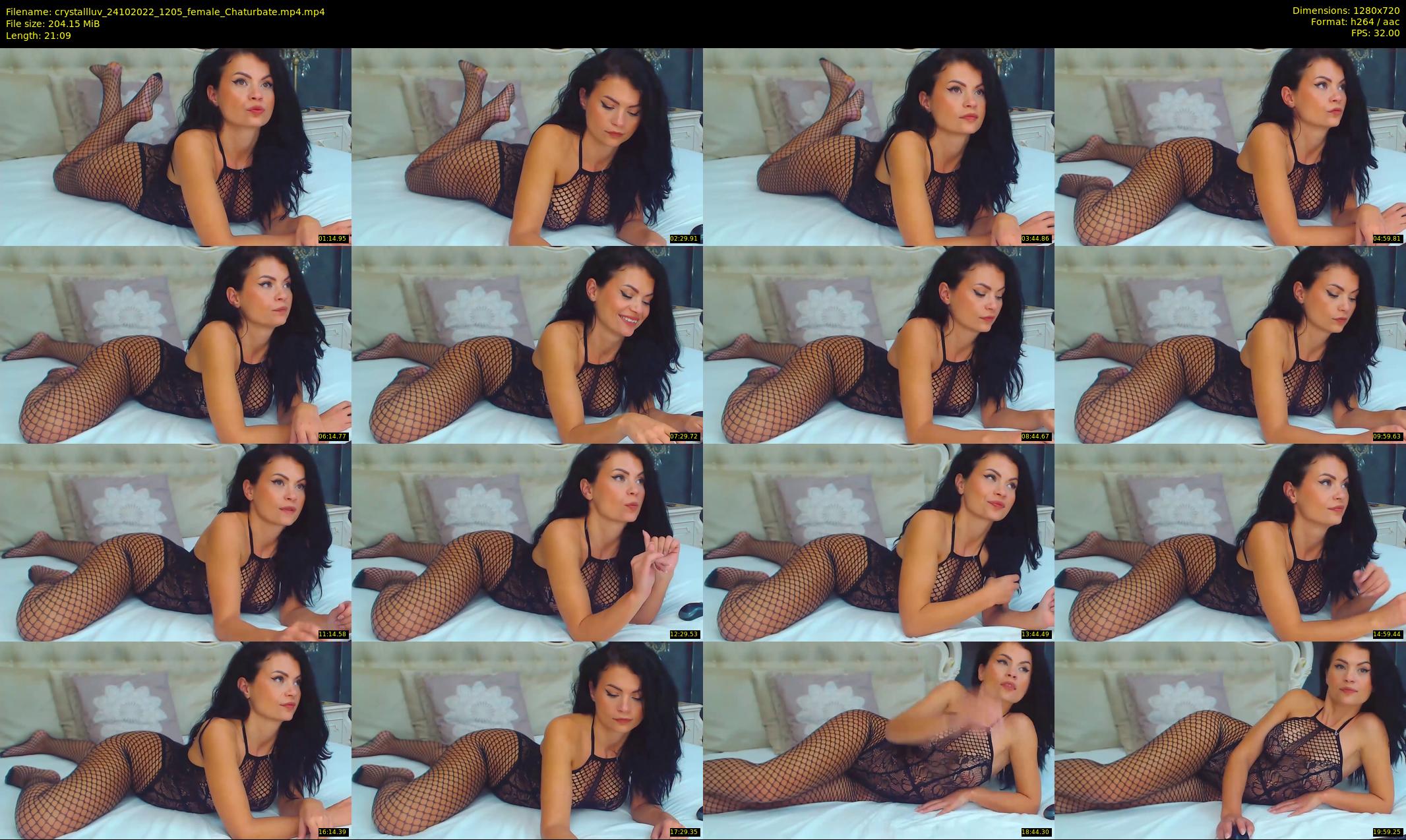 crystallluv — 22 minute Chaturbate female cam show recording, 720p, Oct 24, 2022