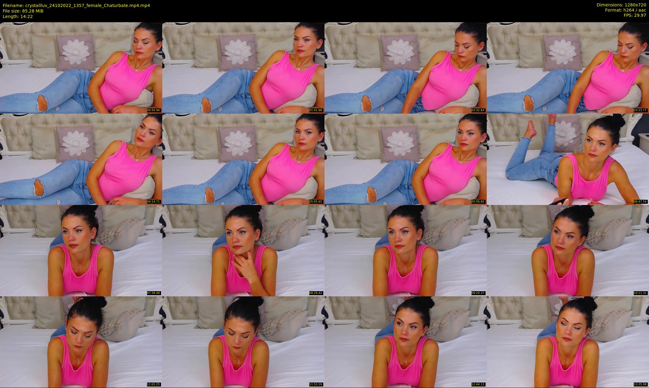 crystallluv — 15 minute Chaturbate female cam show recording, 720p, Oct 24, 2022