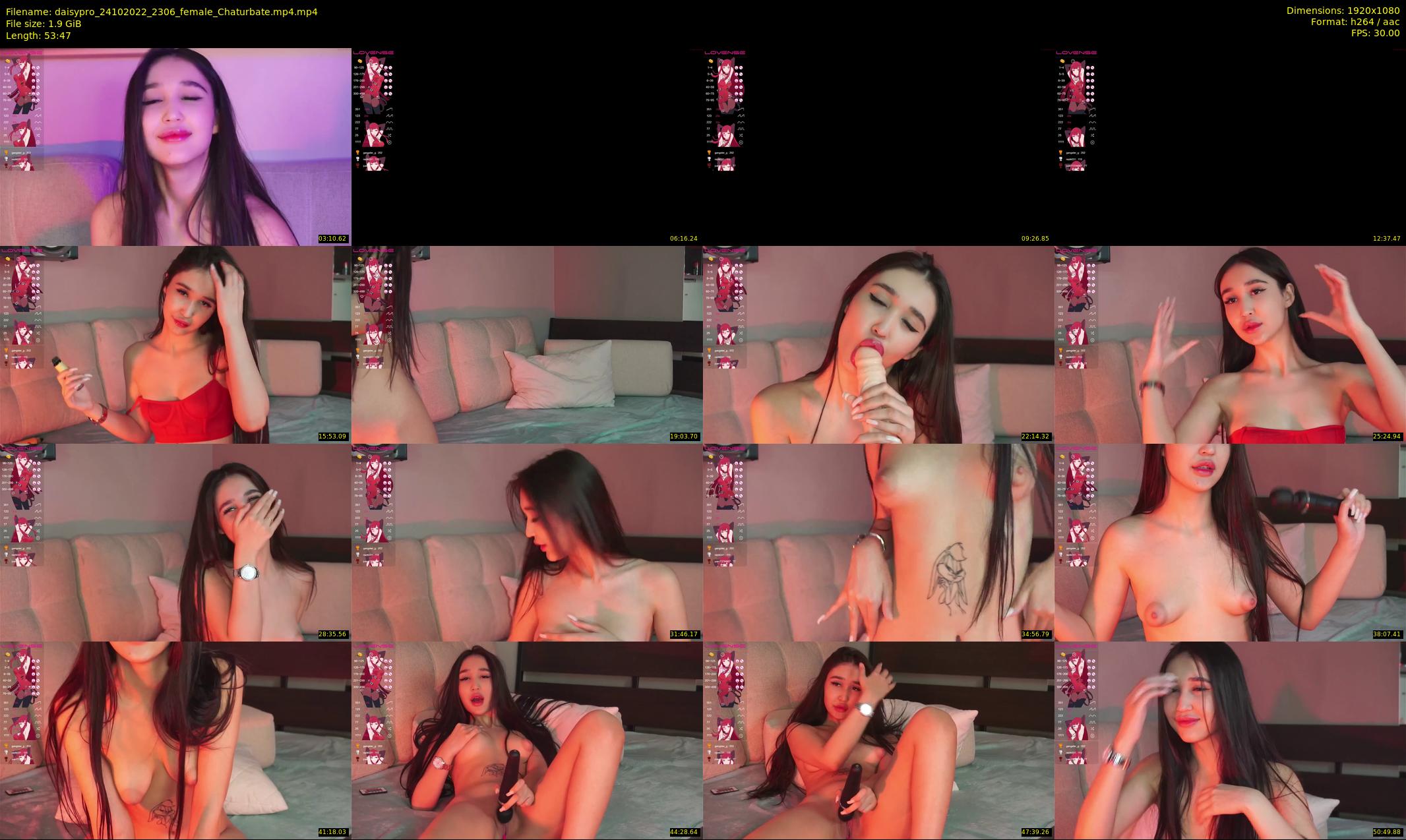 daisypro — 54 minute Chaturbate couple cam show recording, 1080p, Oct 24, 2022