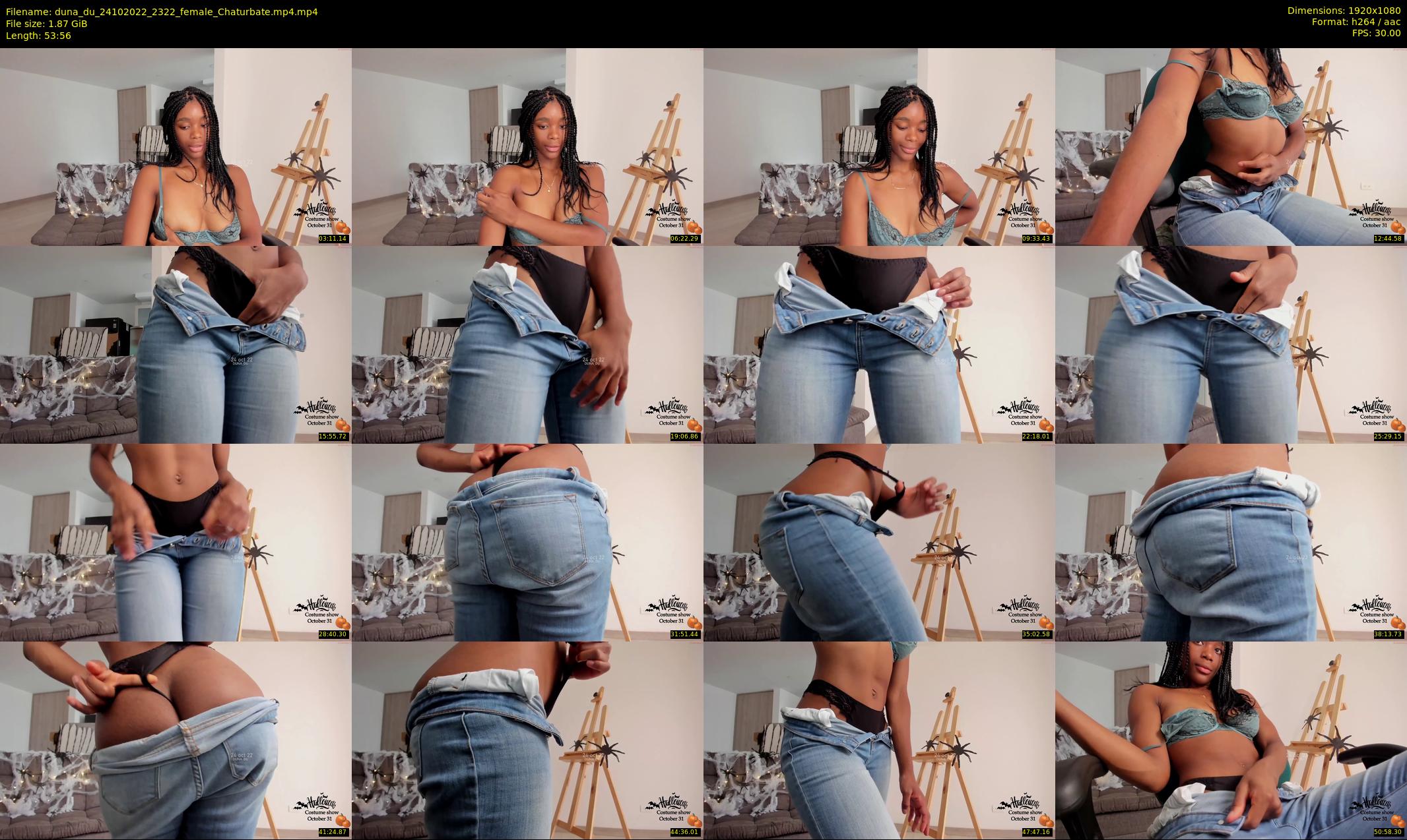 duna_du — 54 minute Chaturbate female cam show recording, 1080p, Oct 24, 2022