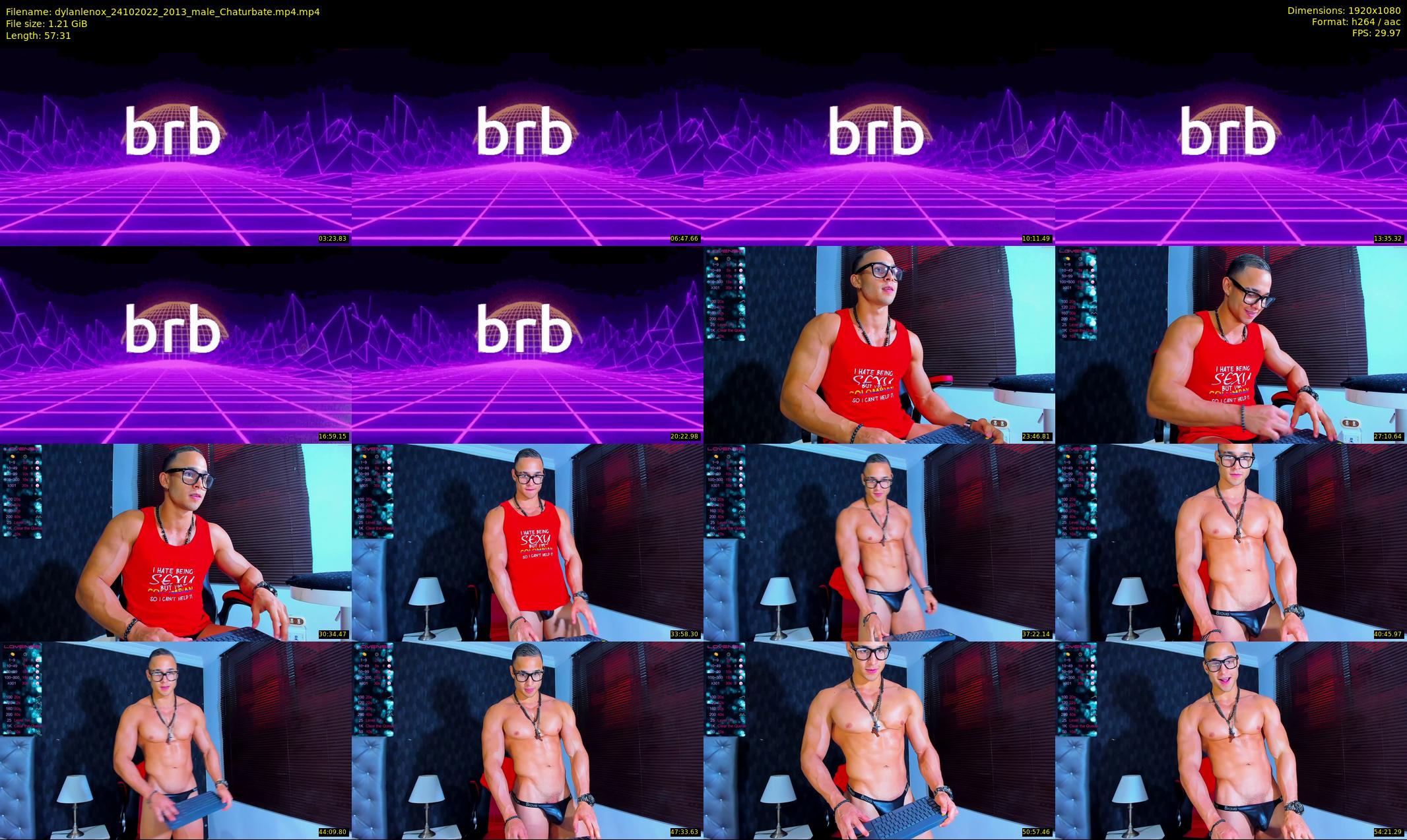 dylanlenox — 58 minute Chaturbate male cam show recording, 1080p, Oct 24, 2022
