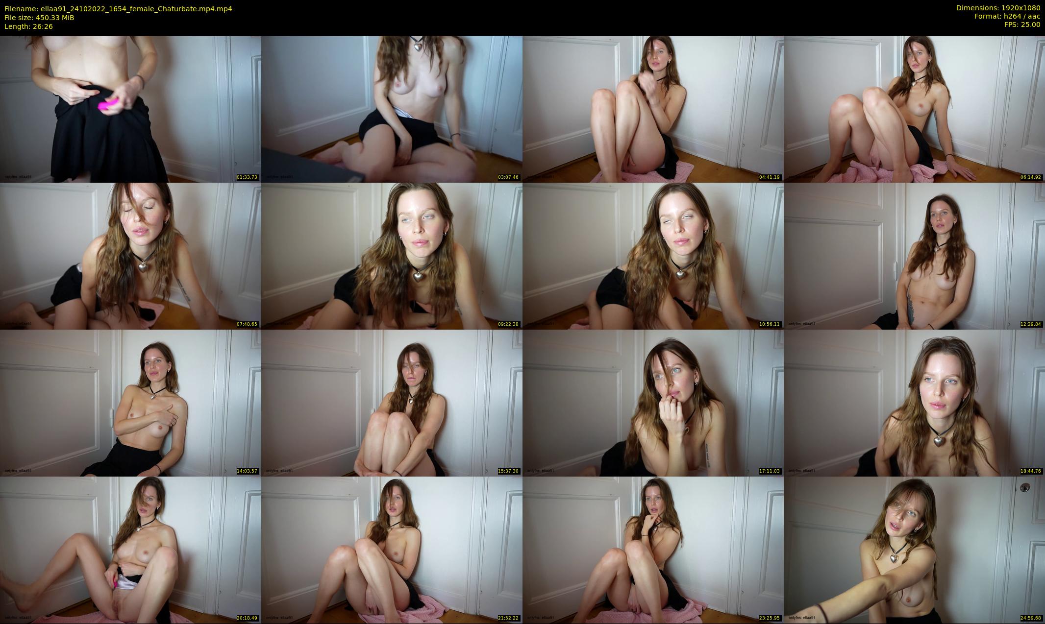 ellaa91 — 27 minute Chaturbate female cam show recording, 1080p, Oct 24, 2022