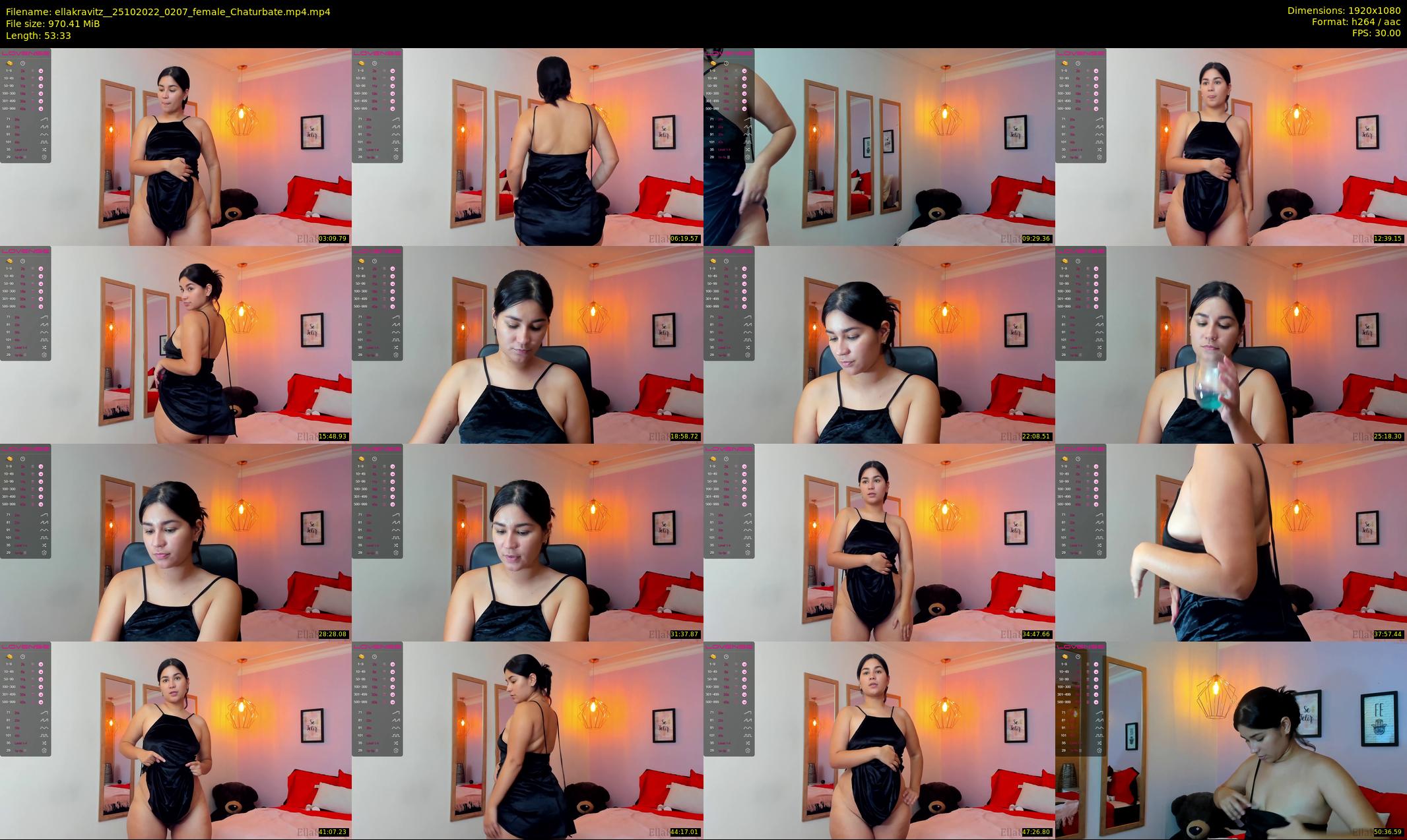 ellakravitz_ — 54 minute Chaturbate female cam show recording, 1080p, Oct 25, 2022