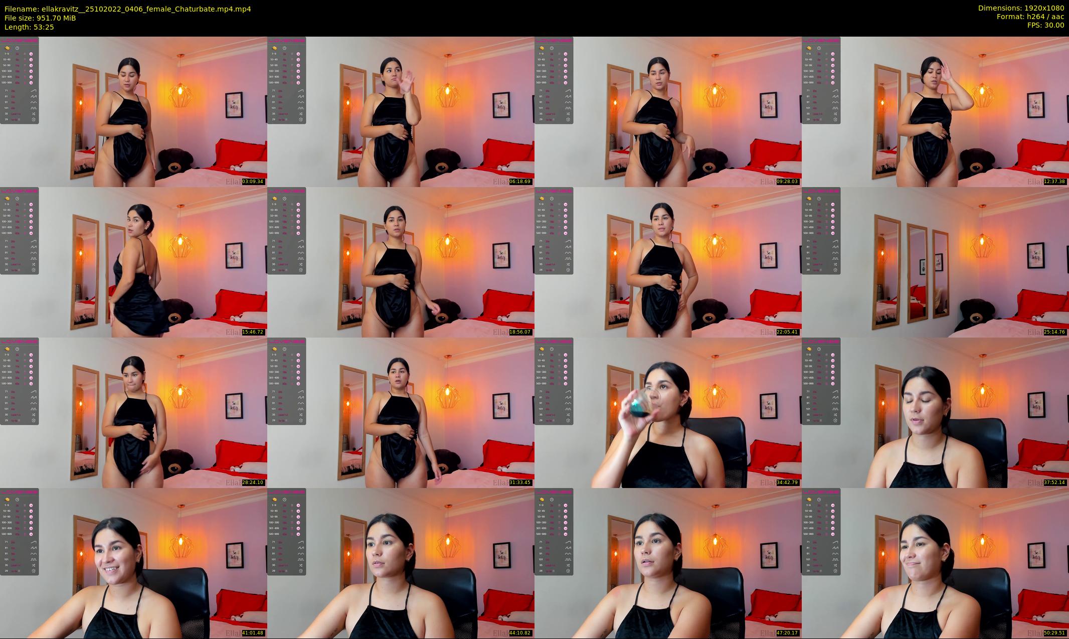 ellakravitz_ — 54 minute Chaturbate female cam show recording, 1080p, Oct 25, 2022