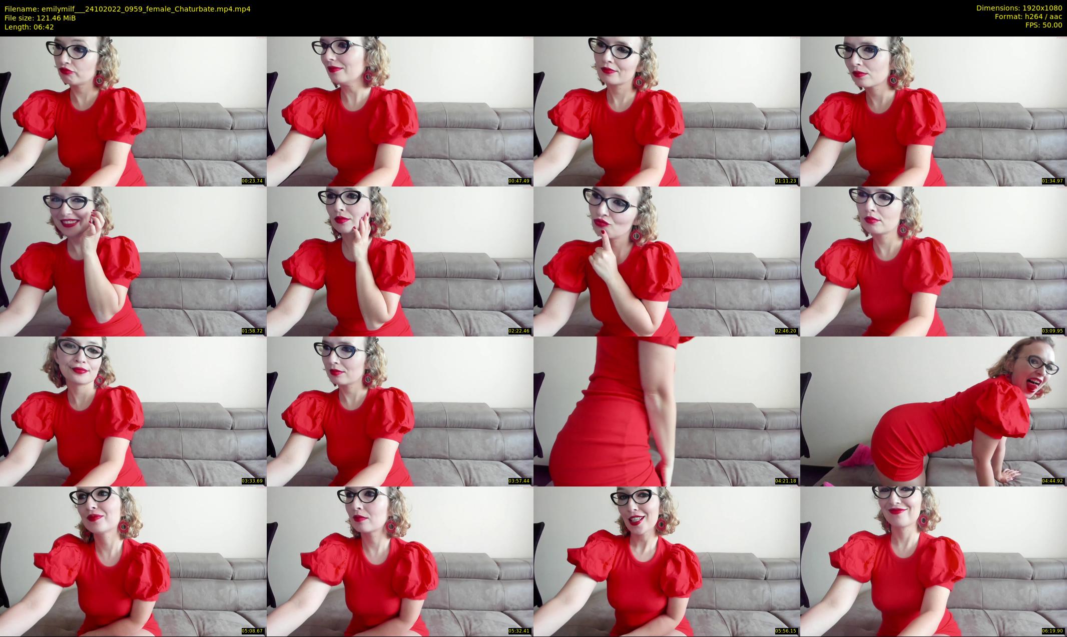 emilymilf__ — 7 minute Chaturbate female cam show recording, 1080p, Oct 24, 2022