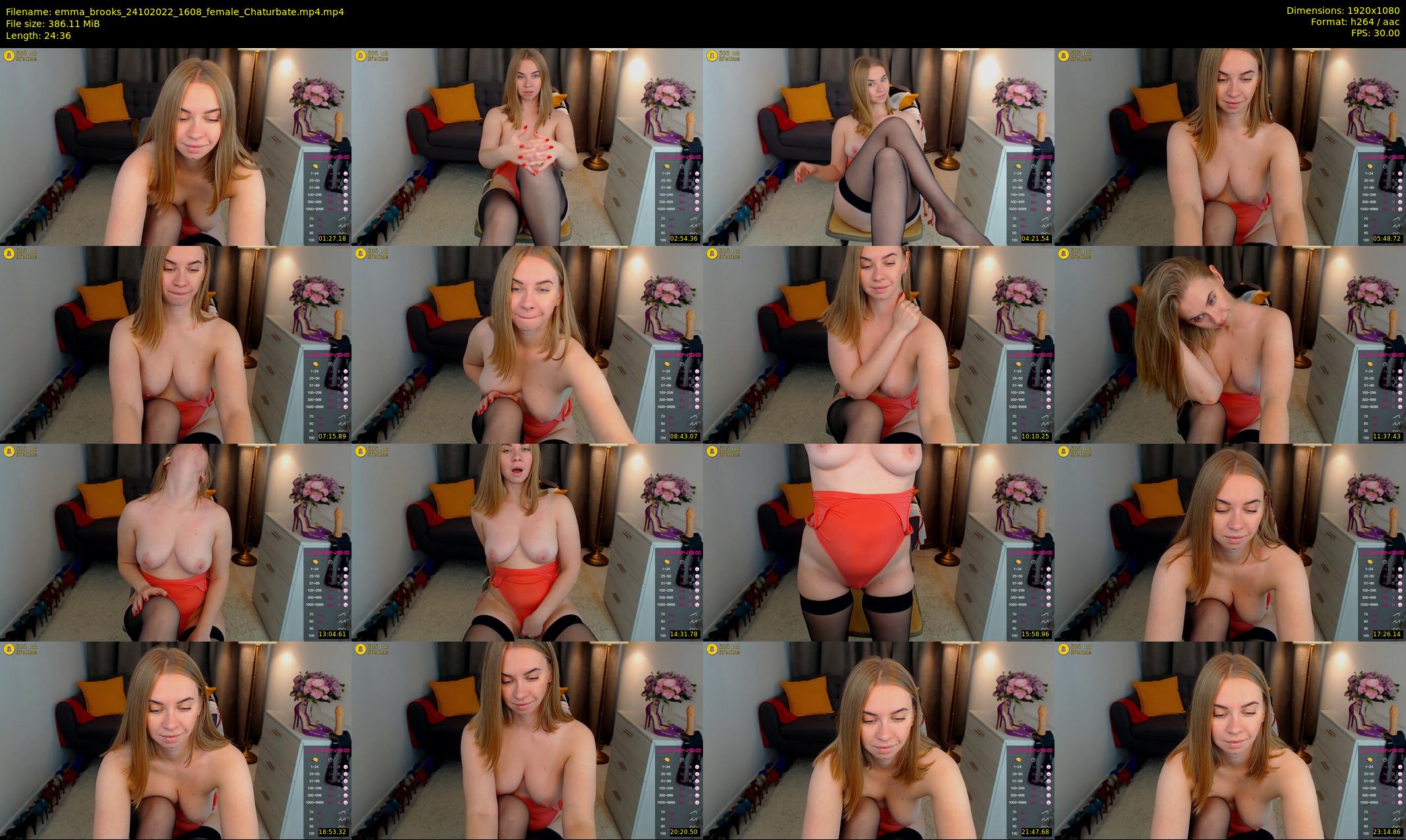 emma_brooks — 25 minute Chaturbate female cam show recording, 1080p, Oct 24, 2022