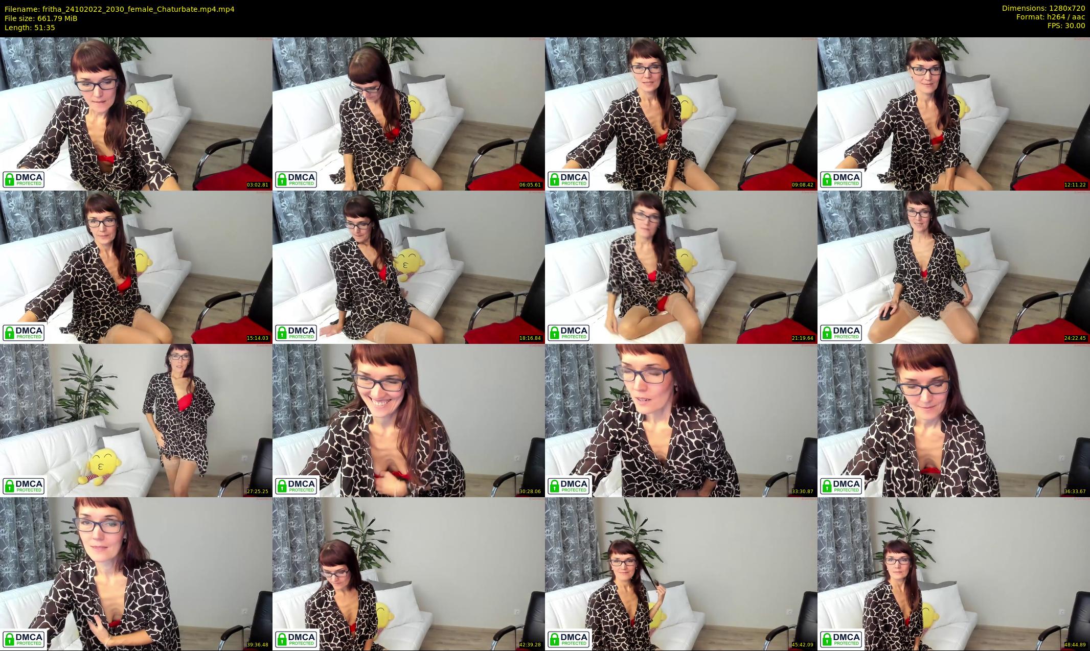 fritha — 52 minute Chaturbate female cam show recording, 720p, Oct 24, 2022