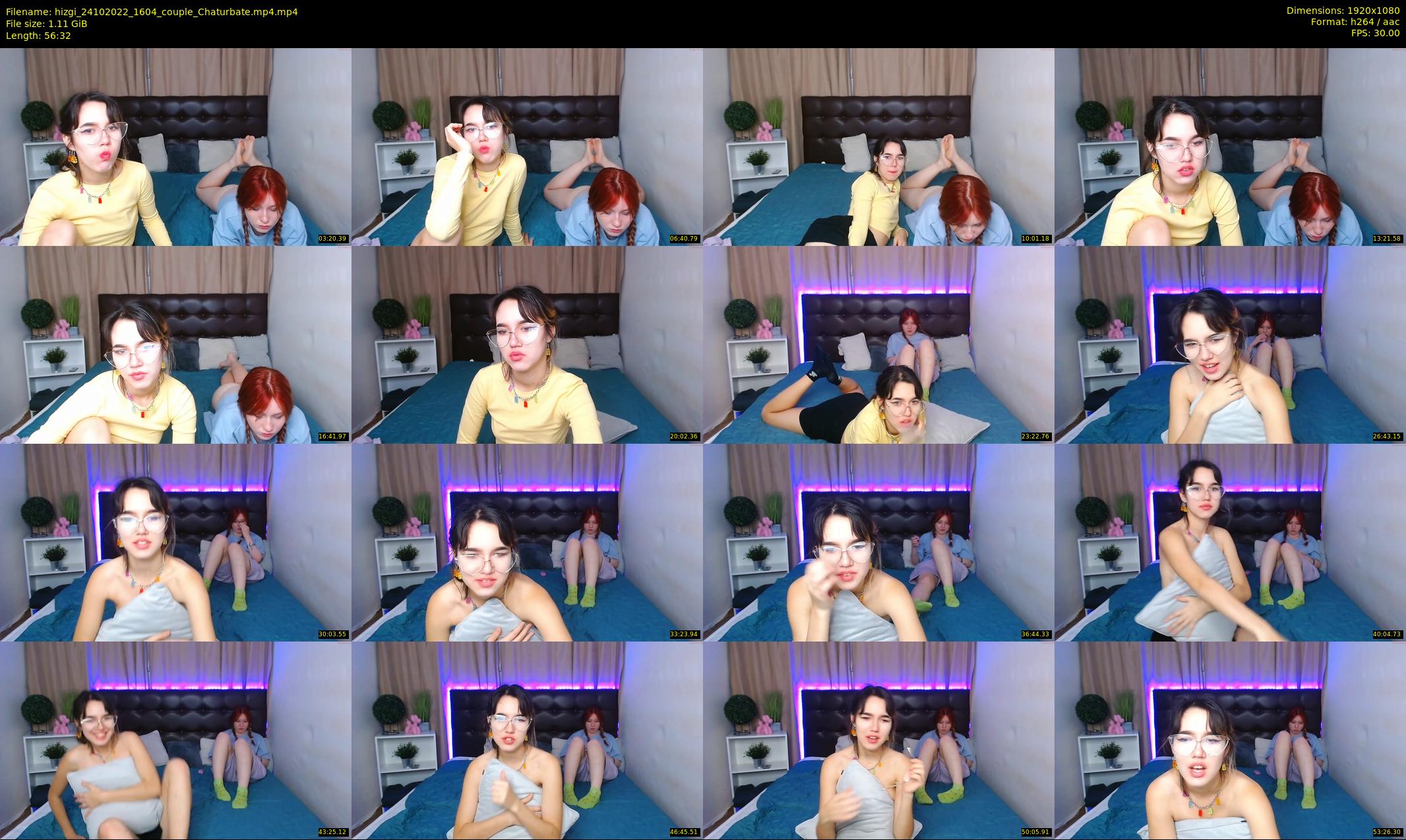 hizgi — 57 minute Chaturbate couple cam show recording, 1080p, Oct 24, 2022