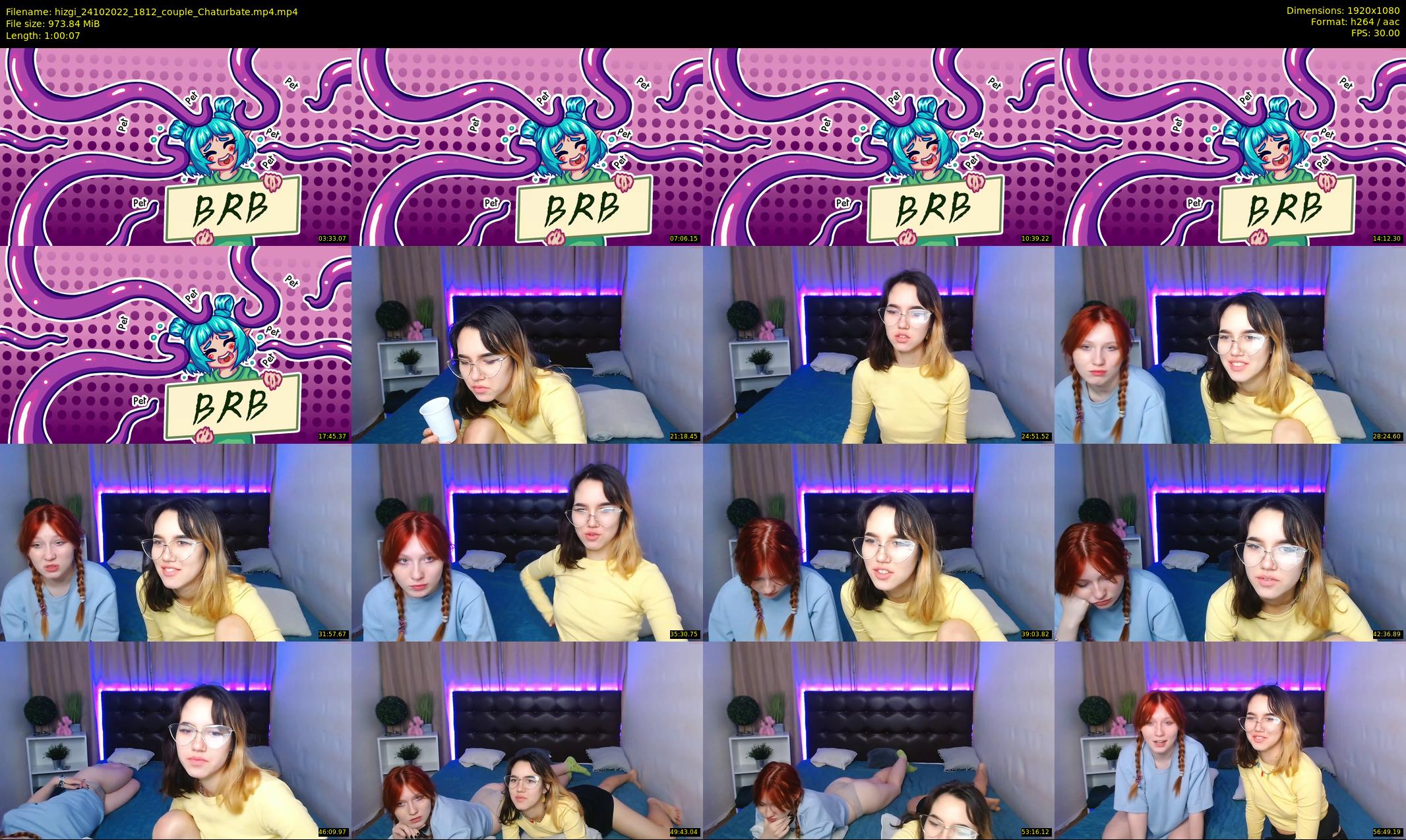 hizgi — 61 minute Chaturbate couple cam show recording, 1080p, Oct 24, 2022