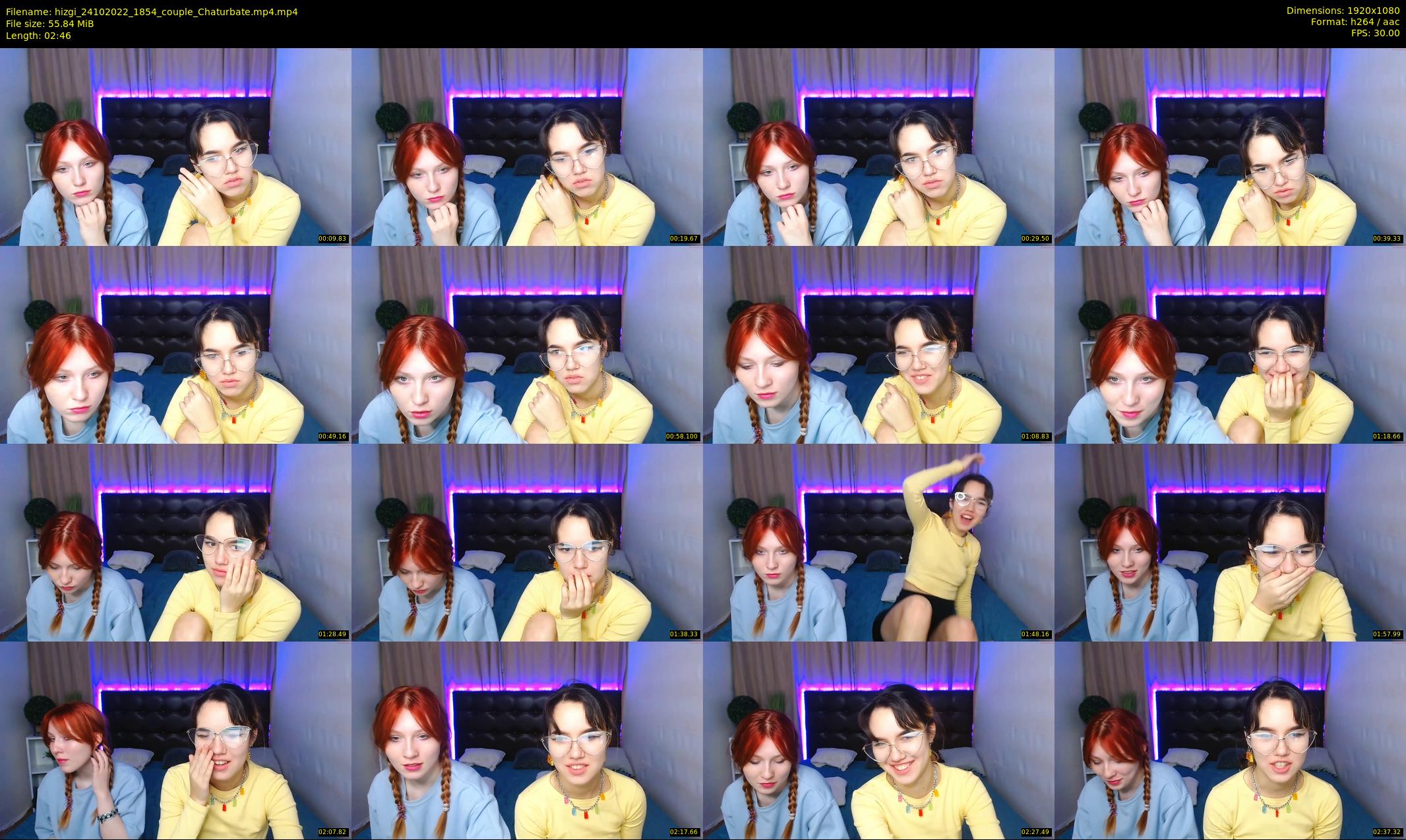 hizgi — 3 minute Chaturbate couple cam show recording, 1080p, Oct 24, 2022