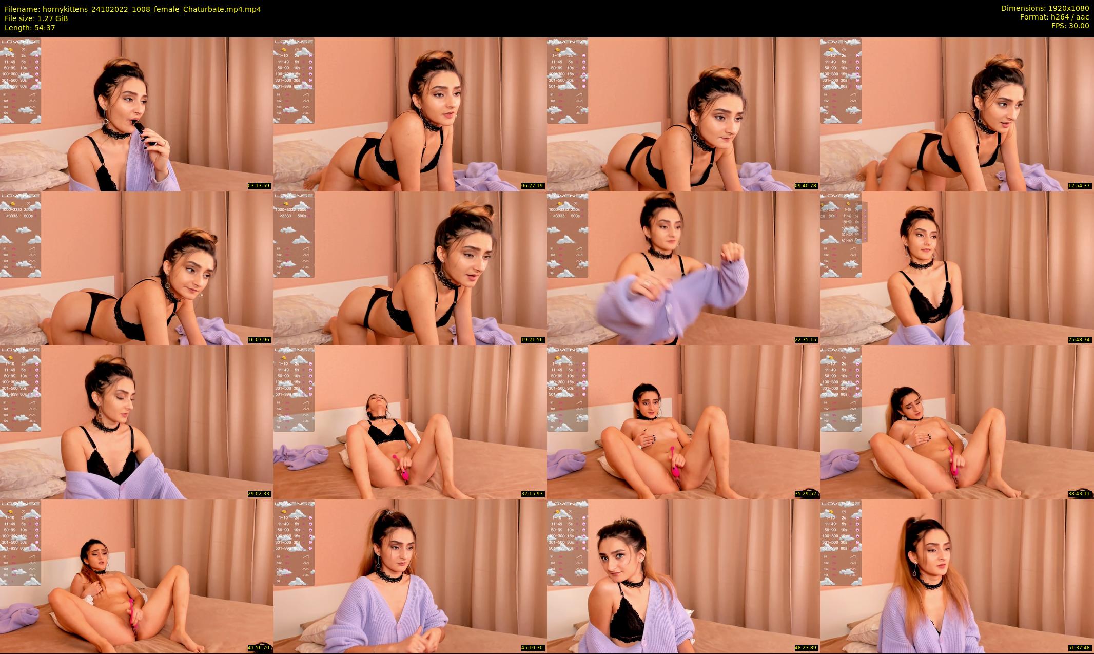 hornykittens — 55 minute Chaturbate couple cam show recording, 1080p, Oct 24, 2022