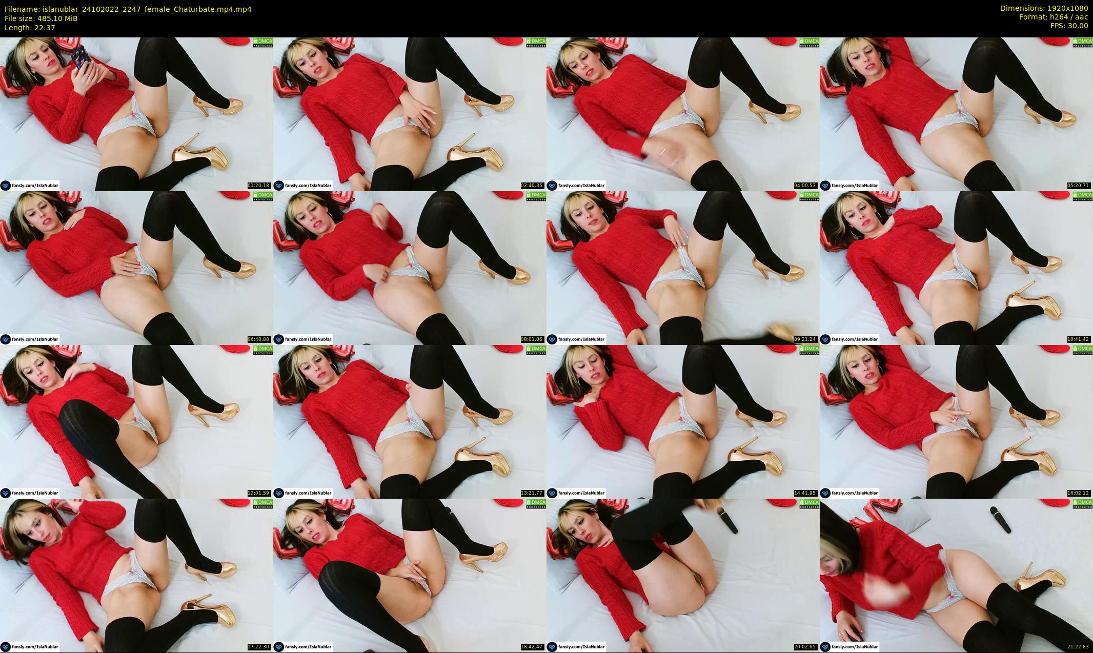 islanublar — 23 minute Chaturbate female cam show recording, 1080p, Oct 24, 2022