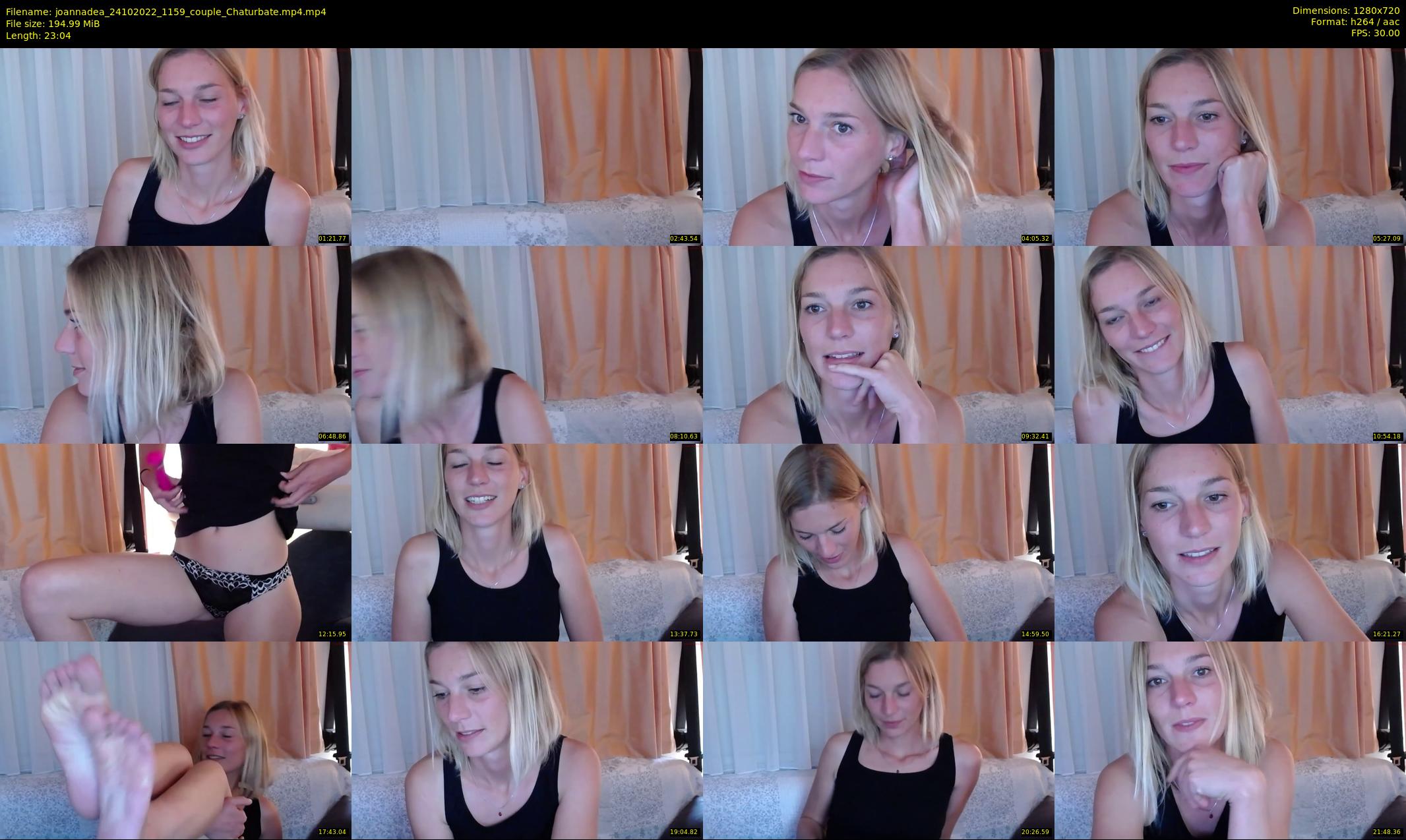 joannadea — 24 minute Chaturbate female cam show recording, 720p, Oct 24, 2022