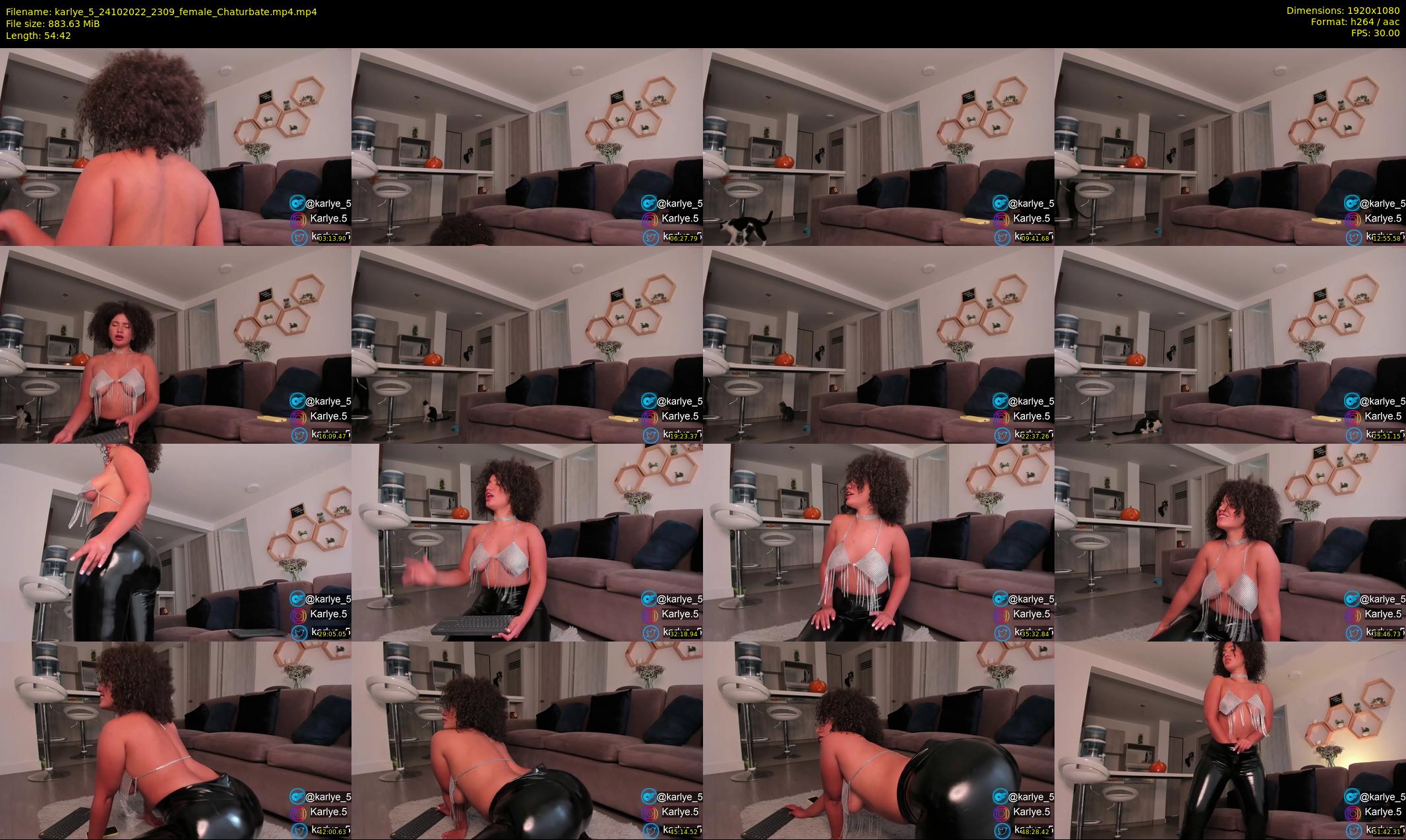 karlye_5 — 55 minute Chaturbate female cam show recording, 1080p, Oct 24, 2022